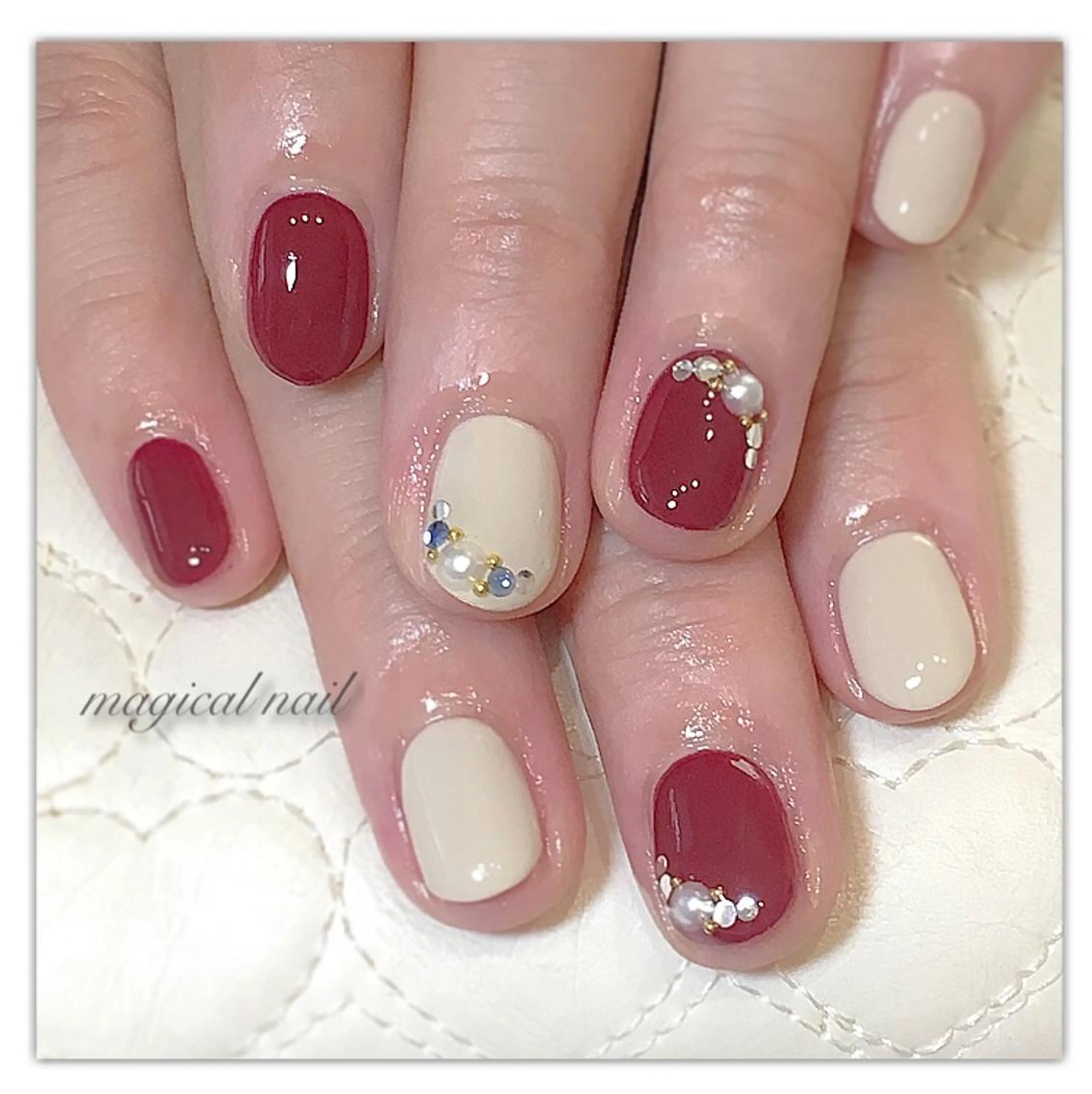 ネイル ワンカラーネイル ハンドネイル magical nailのネイルデザイン