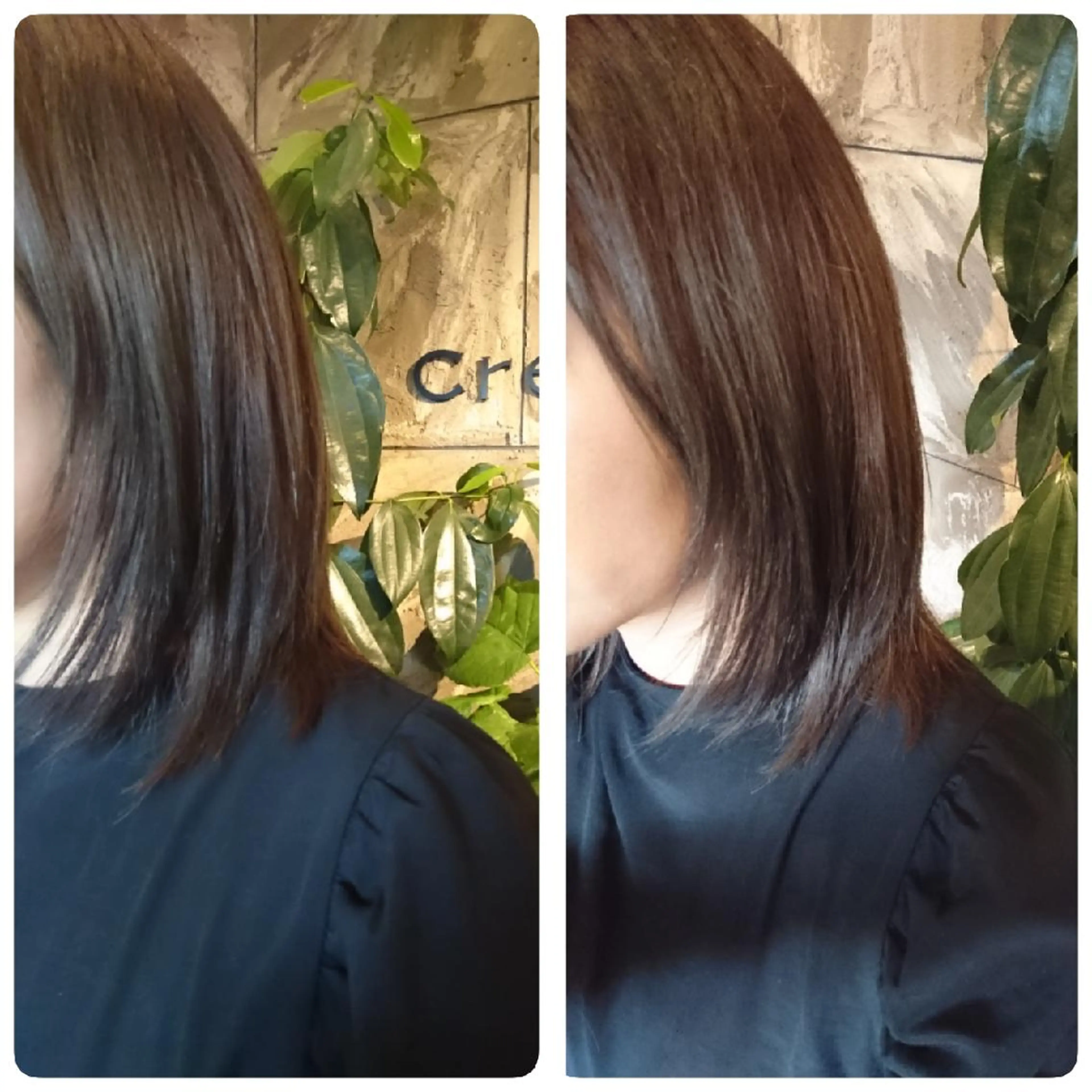 ミディアム カット トリートメント ヘッドスパ Crea所属・清水 旭美のヘアスタイル