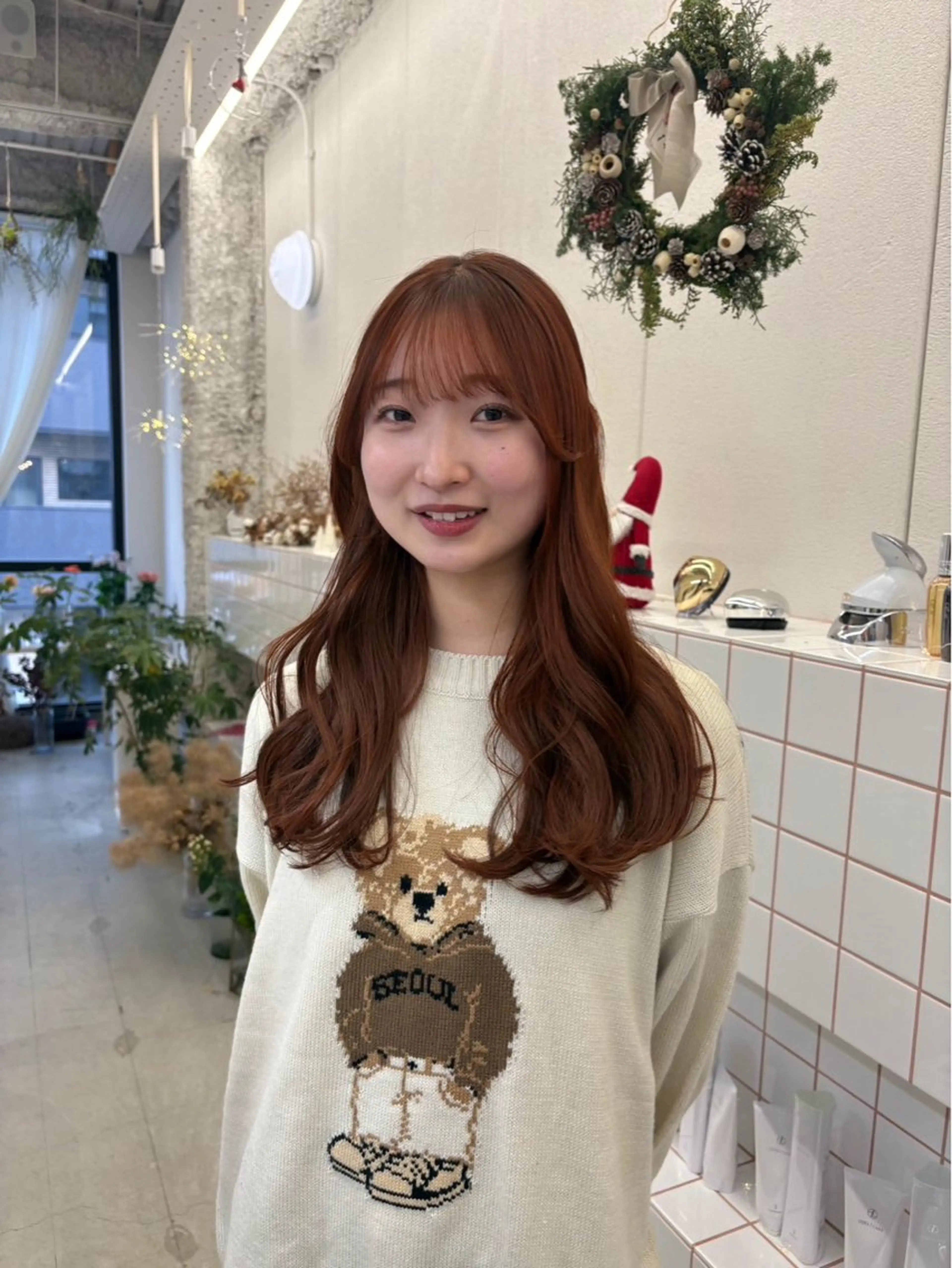 ロング 🌼花屋併設🌼 木下奈々望のヘアスタイル