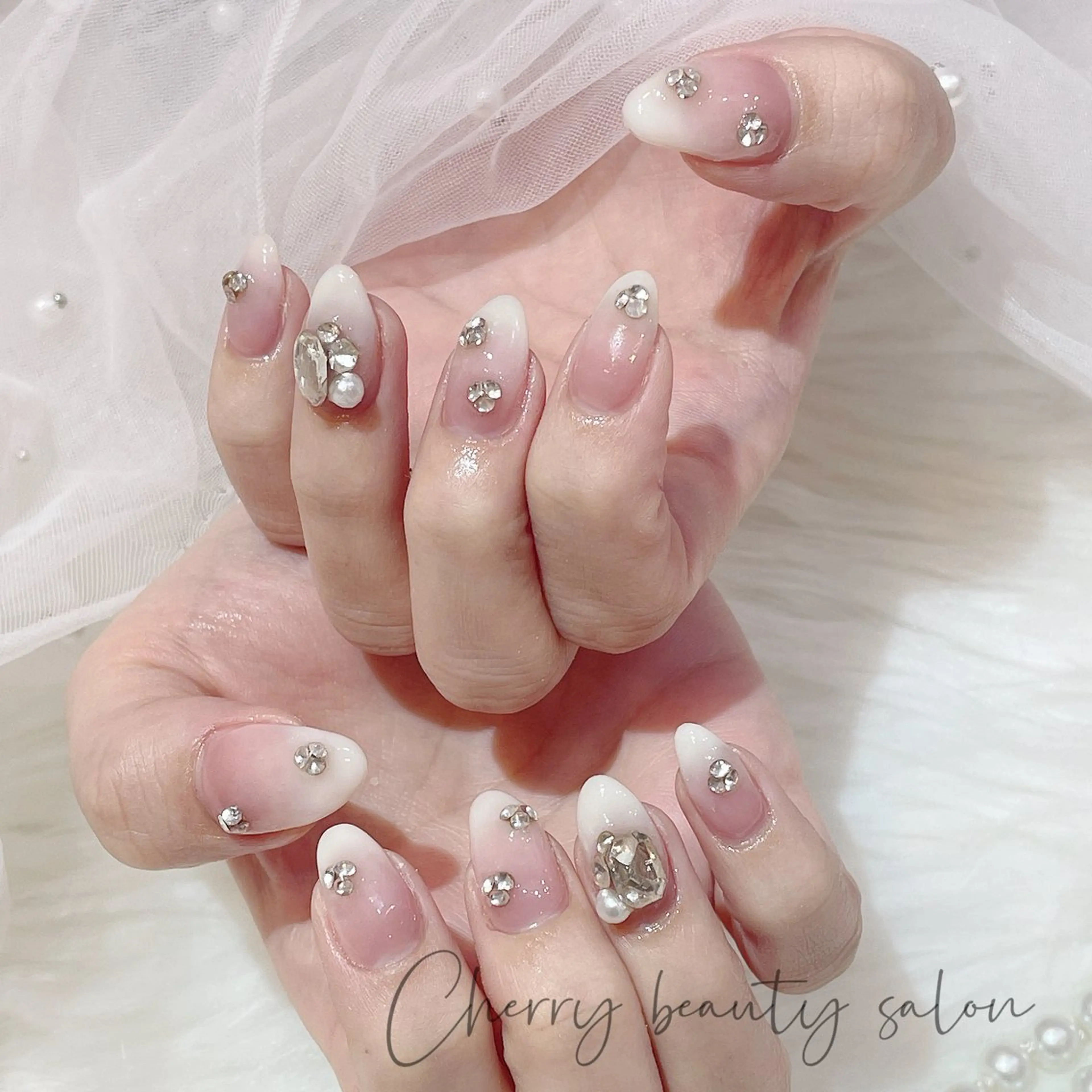 ネイル ハンドネイル ハンドケア SAKURA 🍒のネイルデザイン