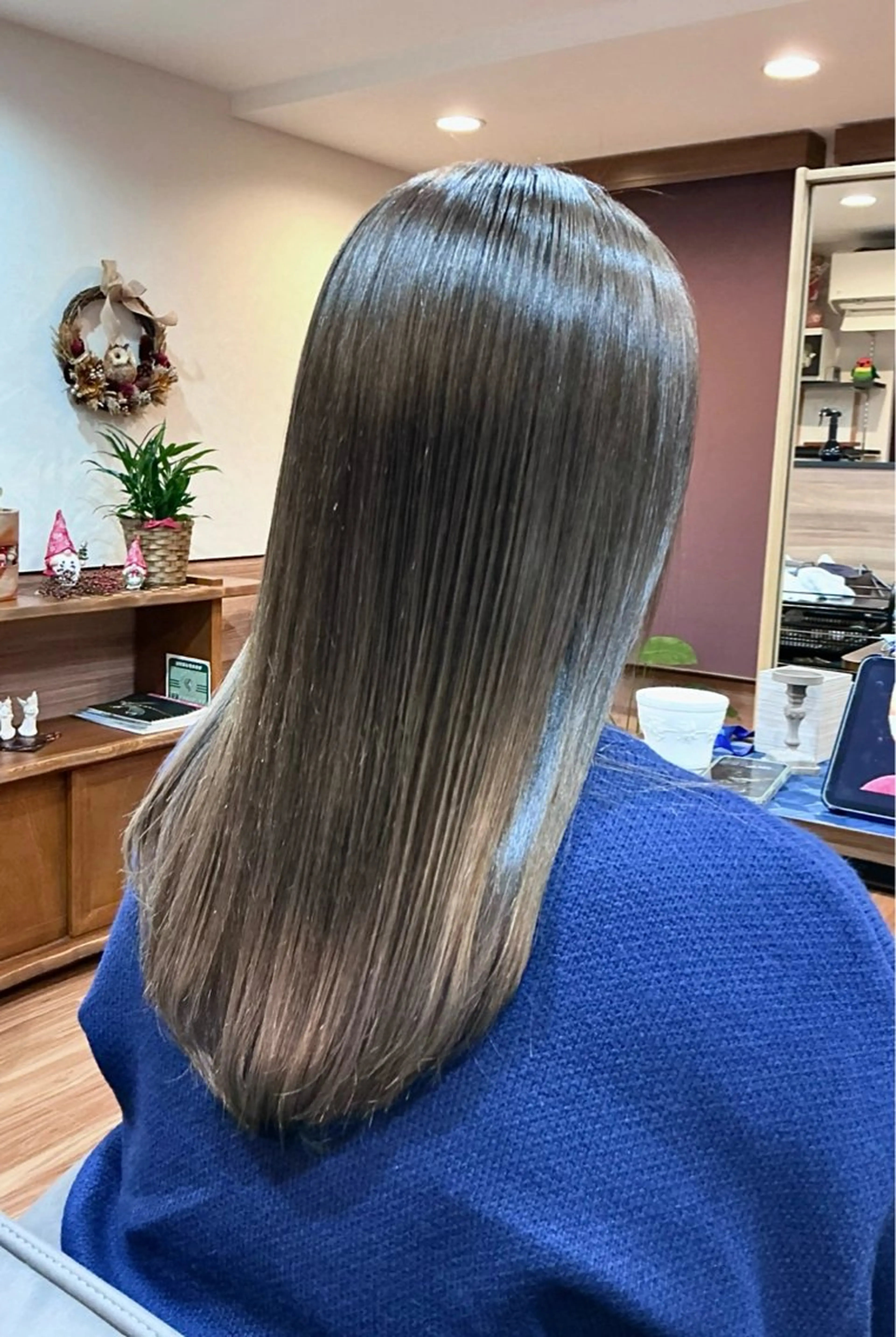 ロング カット ヘアカラー トリートメント ヘッドスパ Annon プライベートサロンのヘアスタイル