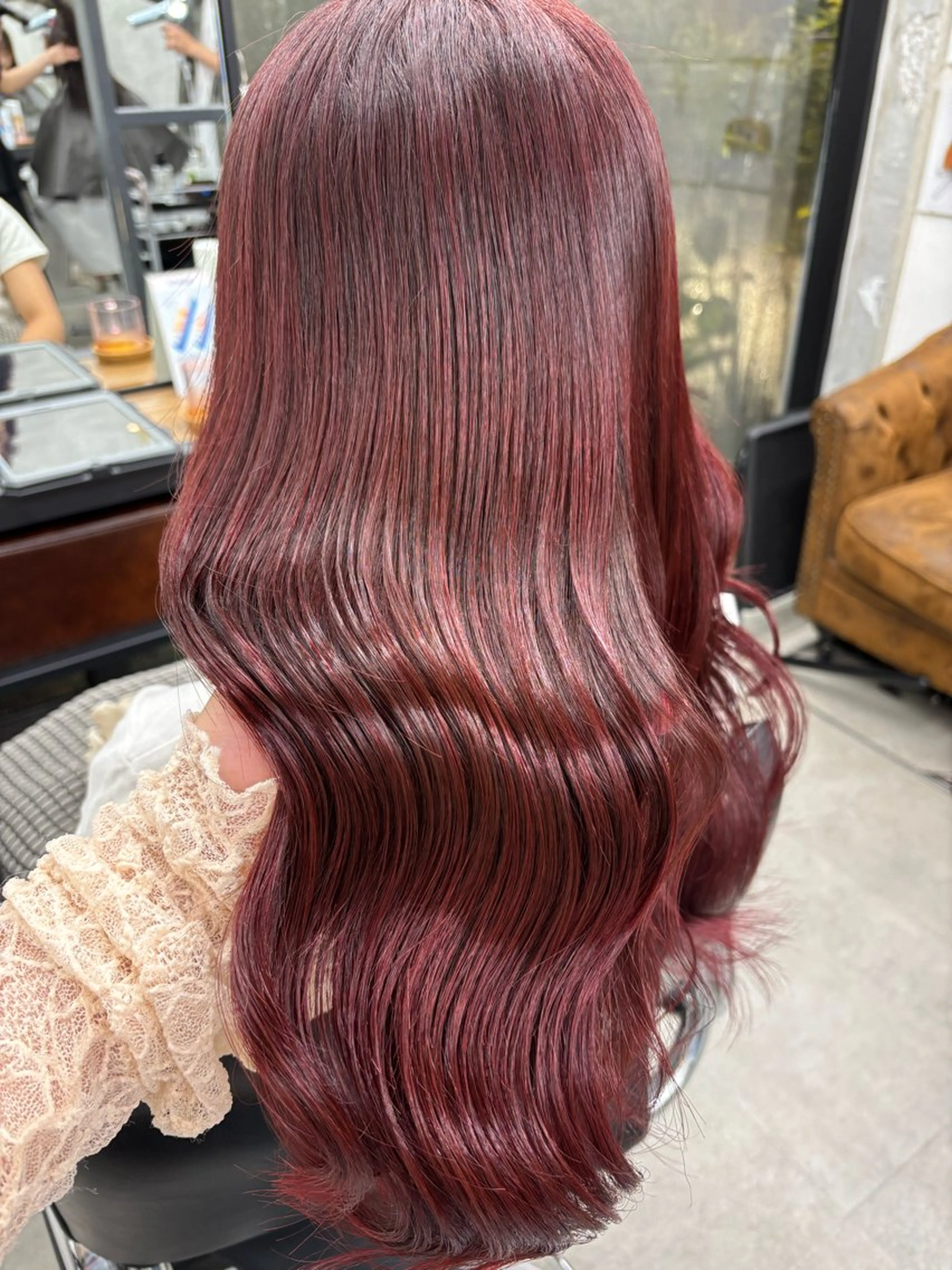 ロング カラー 髪質改善 縮毛矯正 トリートメント カット ヘアカラー 縮毛矯正 トリートメント 巻ける縮毛矯正🌸 勝倉　麗のヘアスタイル