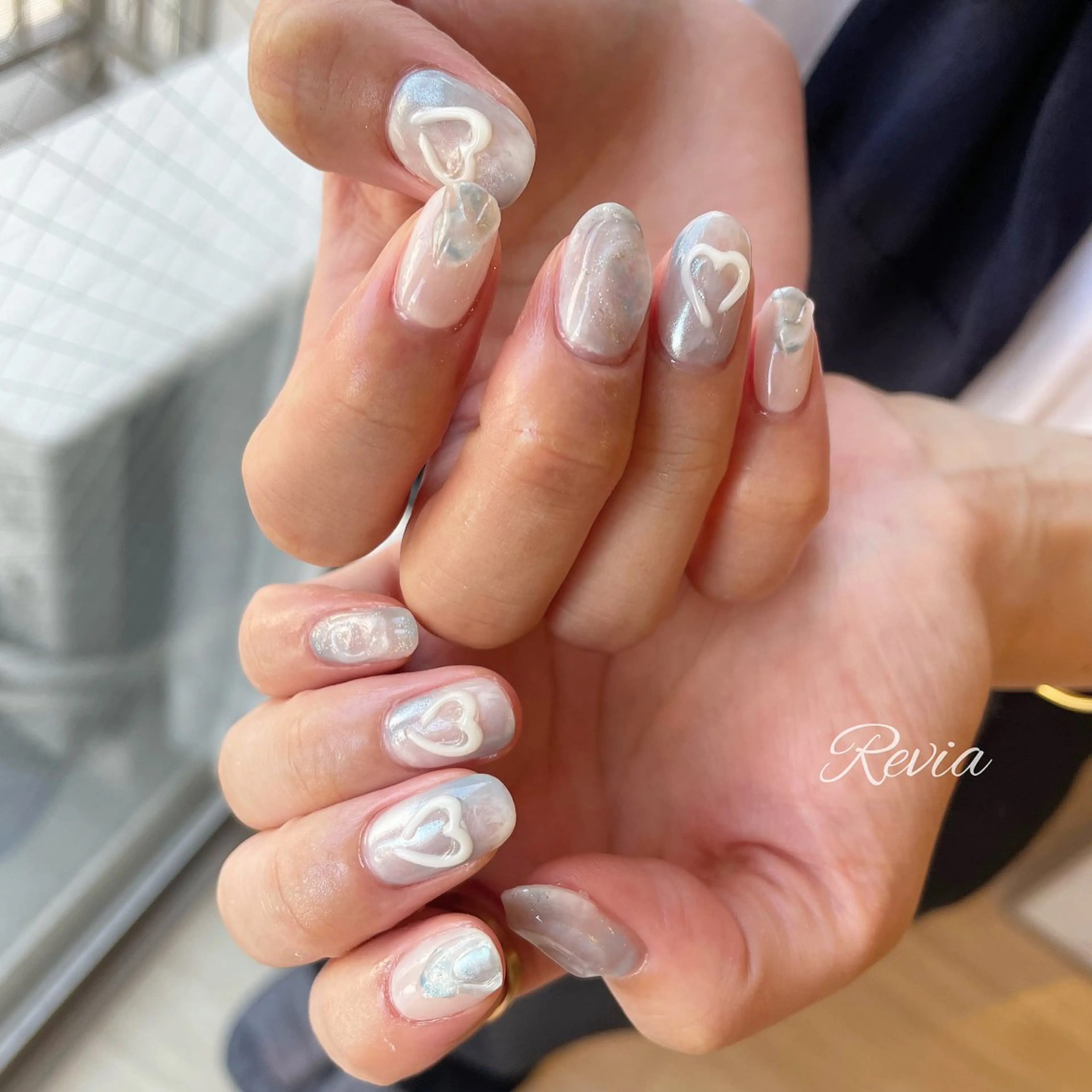 ネイル ハンドネイル revia所属・ERI Nailistのネイルデザイン