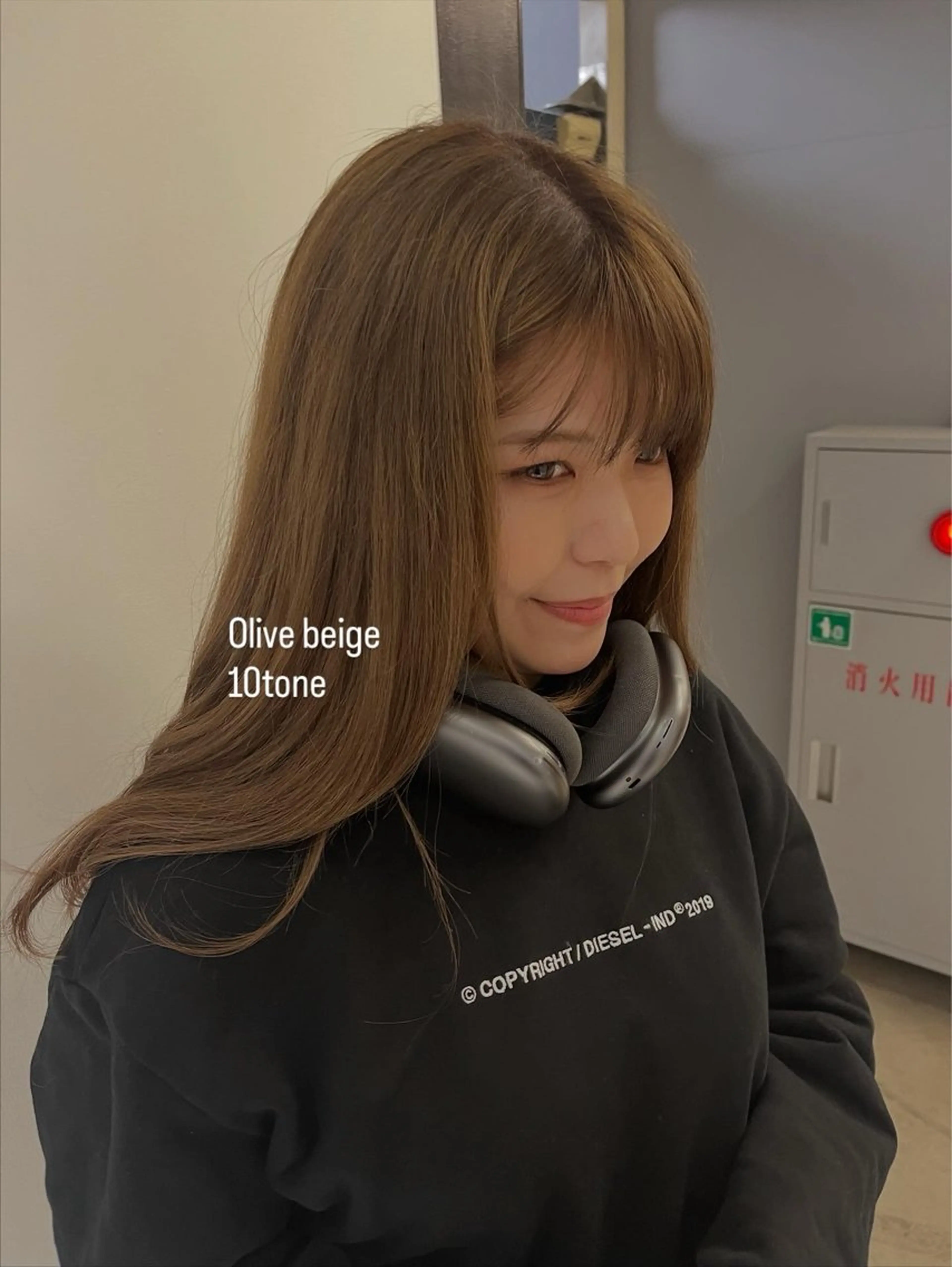 ブリーチ無しで透明感カラー🩵の写真