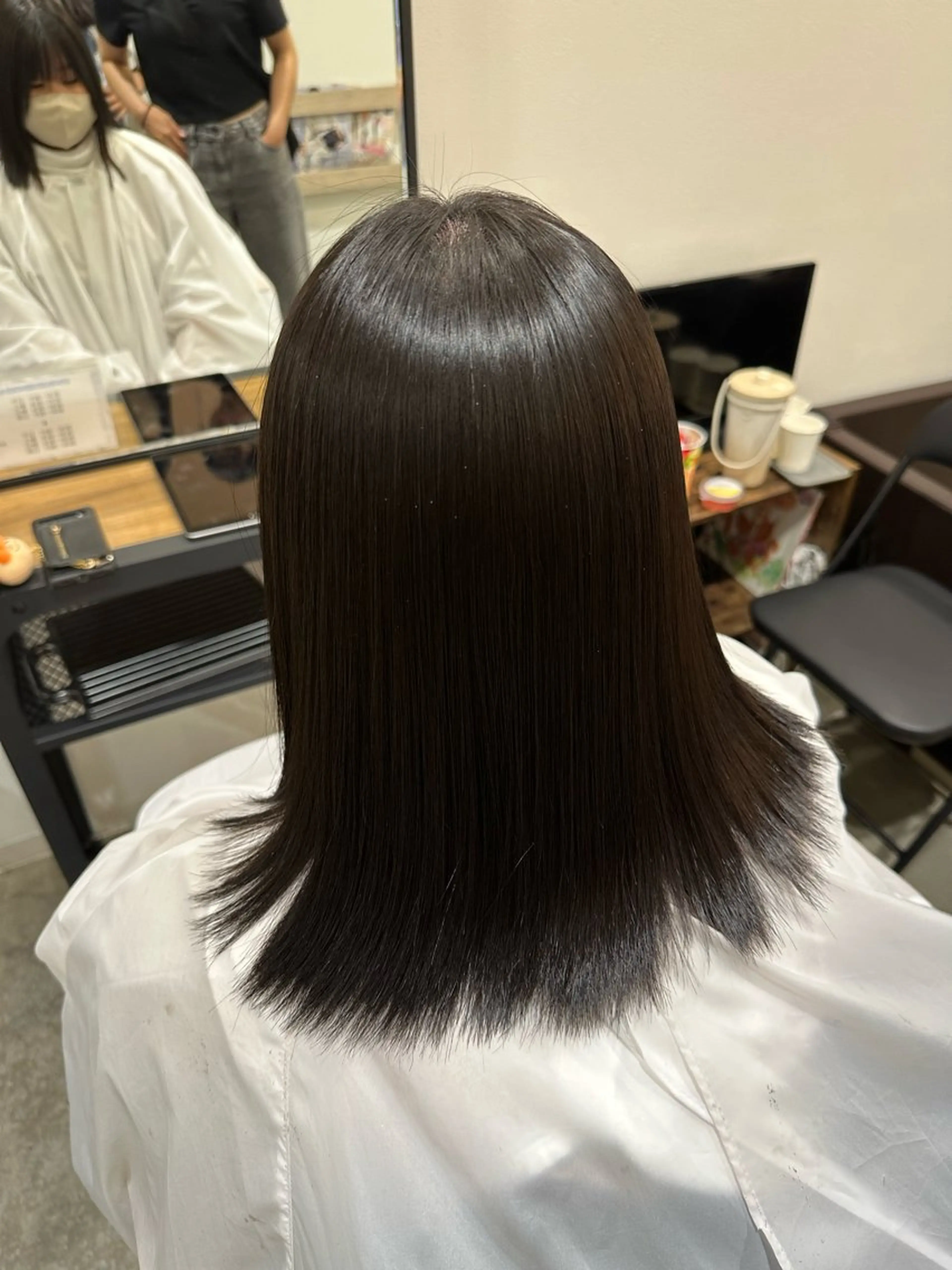 ミディアム パーマ 佐古 遼太のヘアスタイル