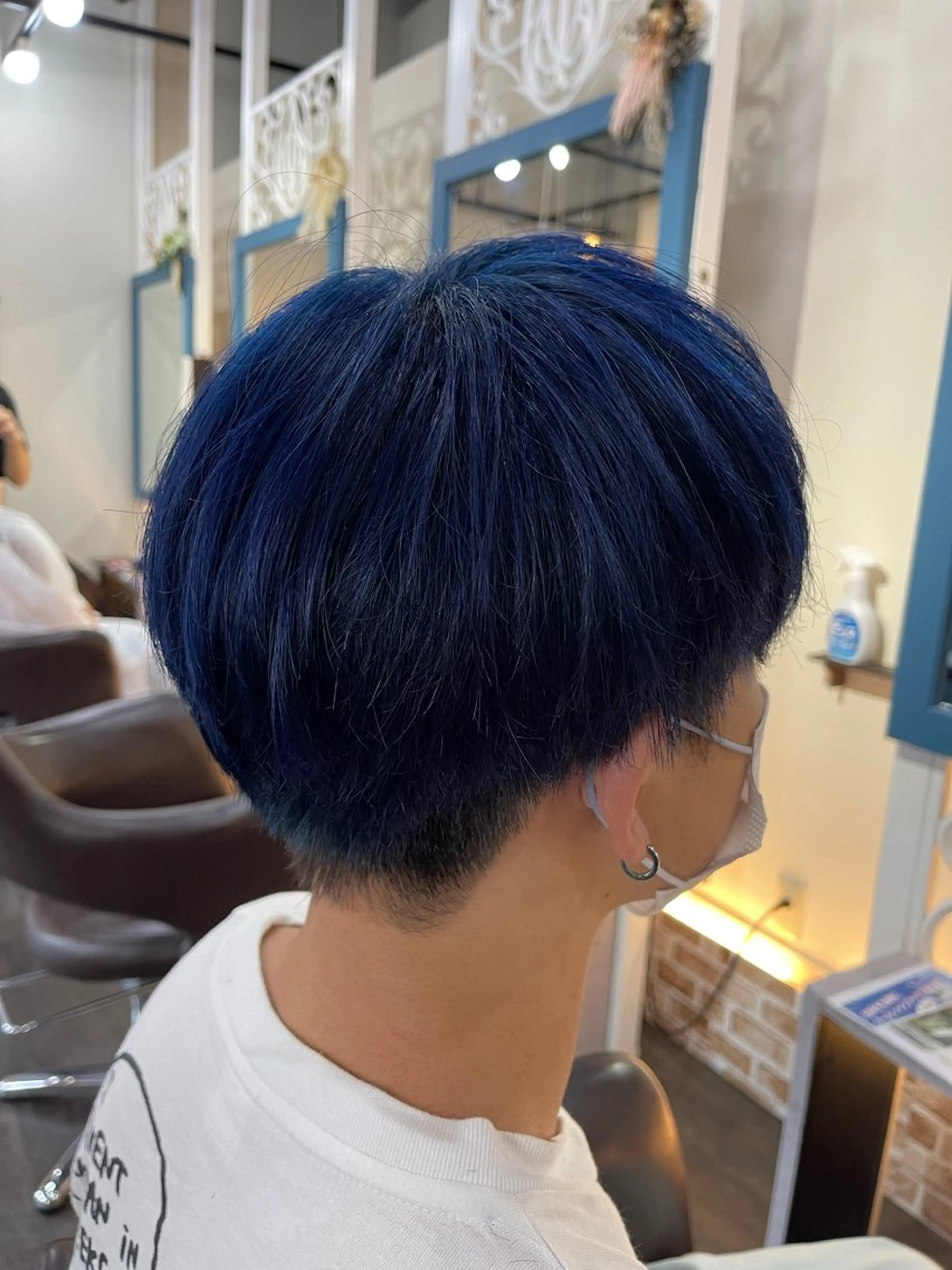 ショート カラー カット ヘアカラー Le rond所属・透明感艶カラー 城間晴人のヘアスタイル