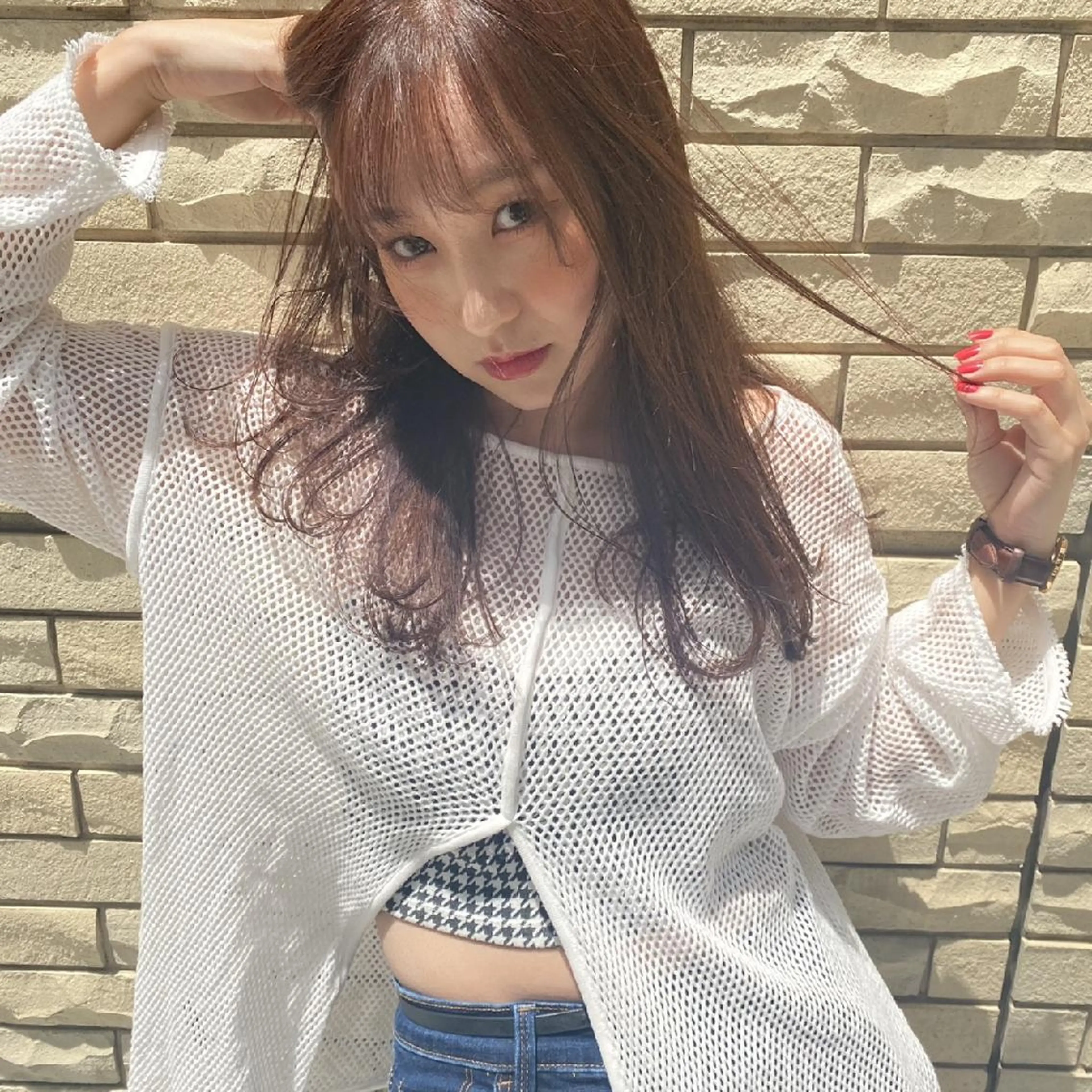 セミロング カラー カット ヘアカラー トリートメント 髪質改善/ブリーチ 田代 龍我のヘアスタイル