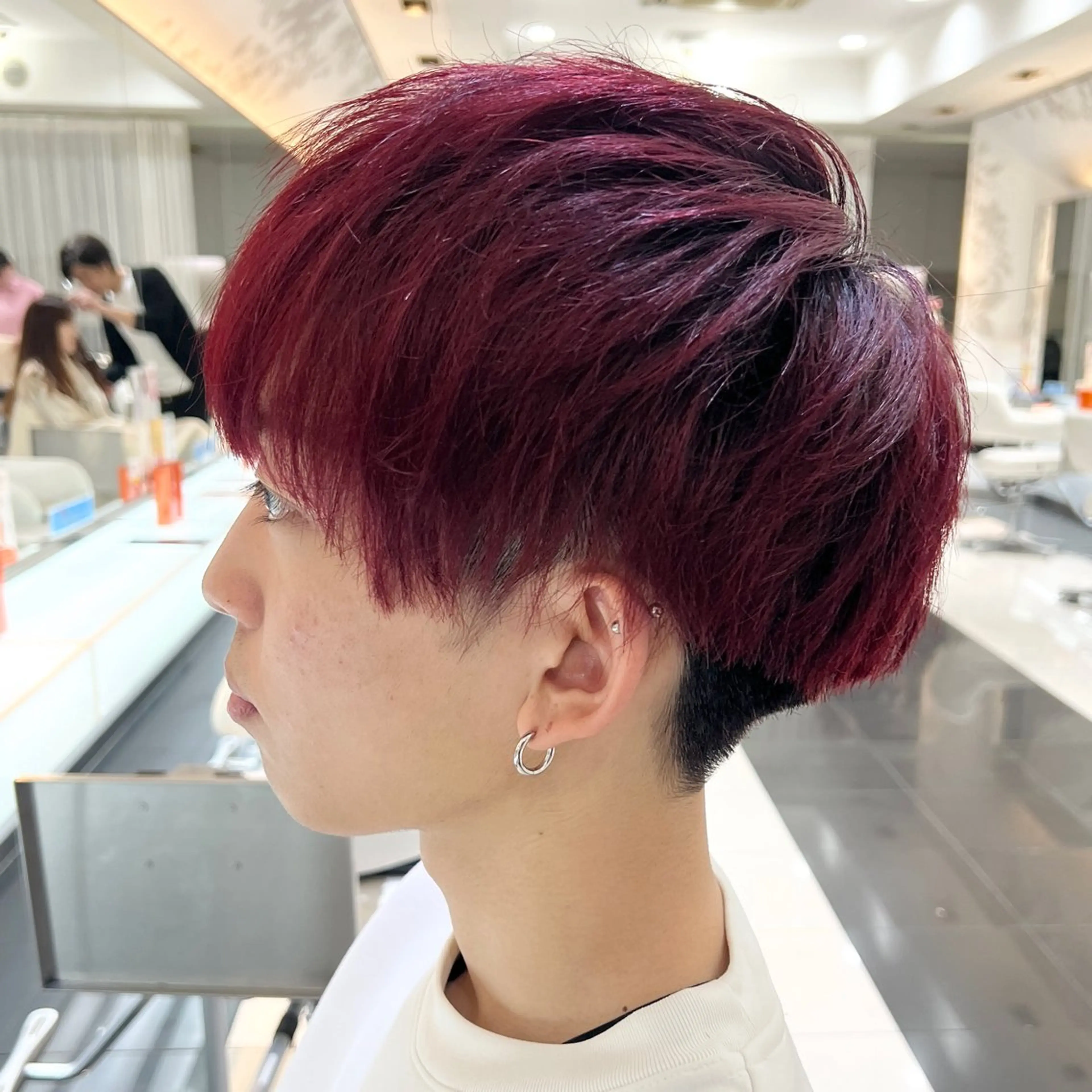 ショート カラー メンズ カット ヘアカラー NYNY姫路本店 メンズパーマ藤川時也のヘアスタイル