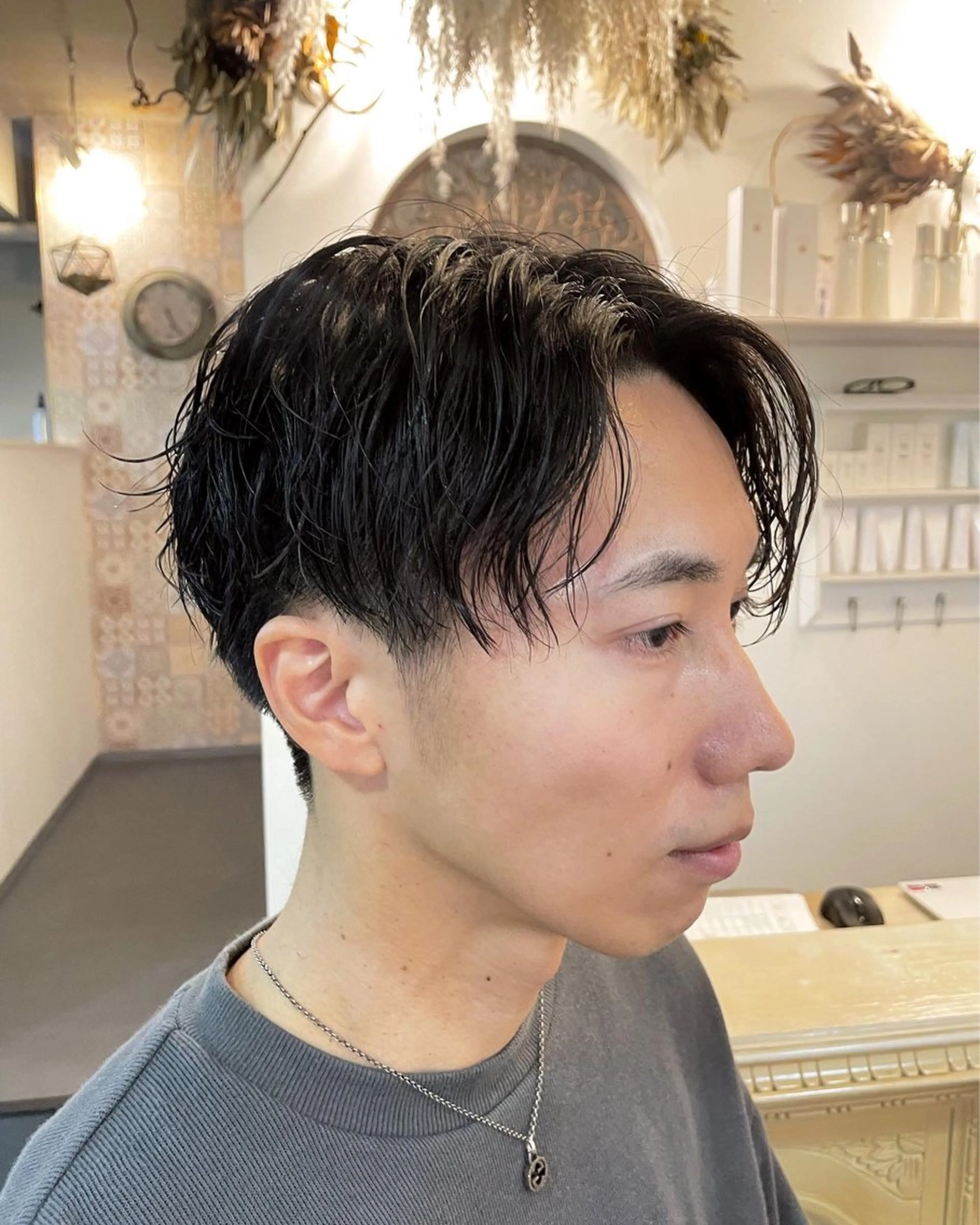 パーマ メンズ 荒牧 絵美のヘアスタイル