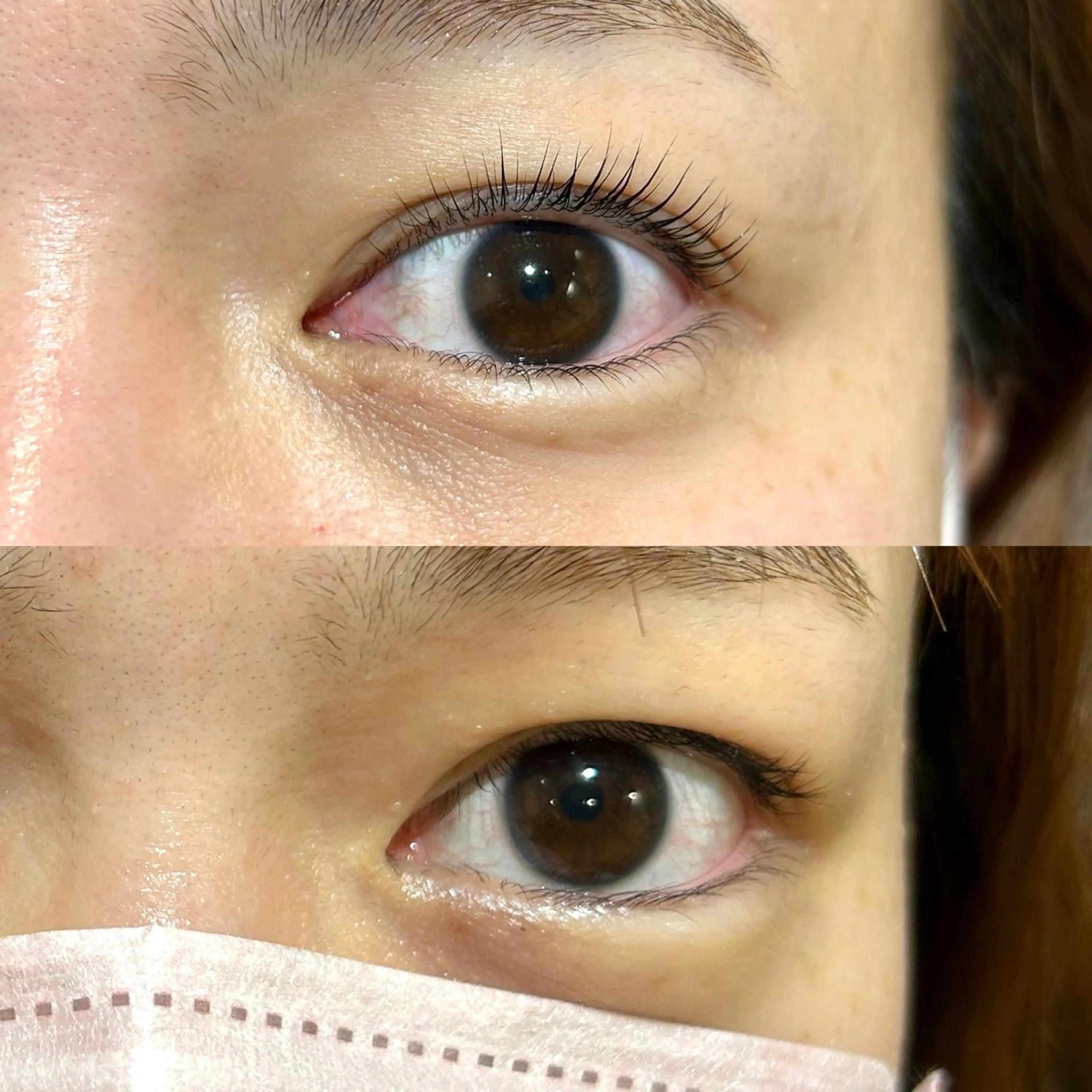 マツエク・マツパ 下まつげエクステ 一重×まつ毛パーマ petitchou eyelashのマツエク・マツパデザイン