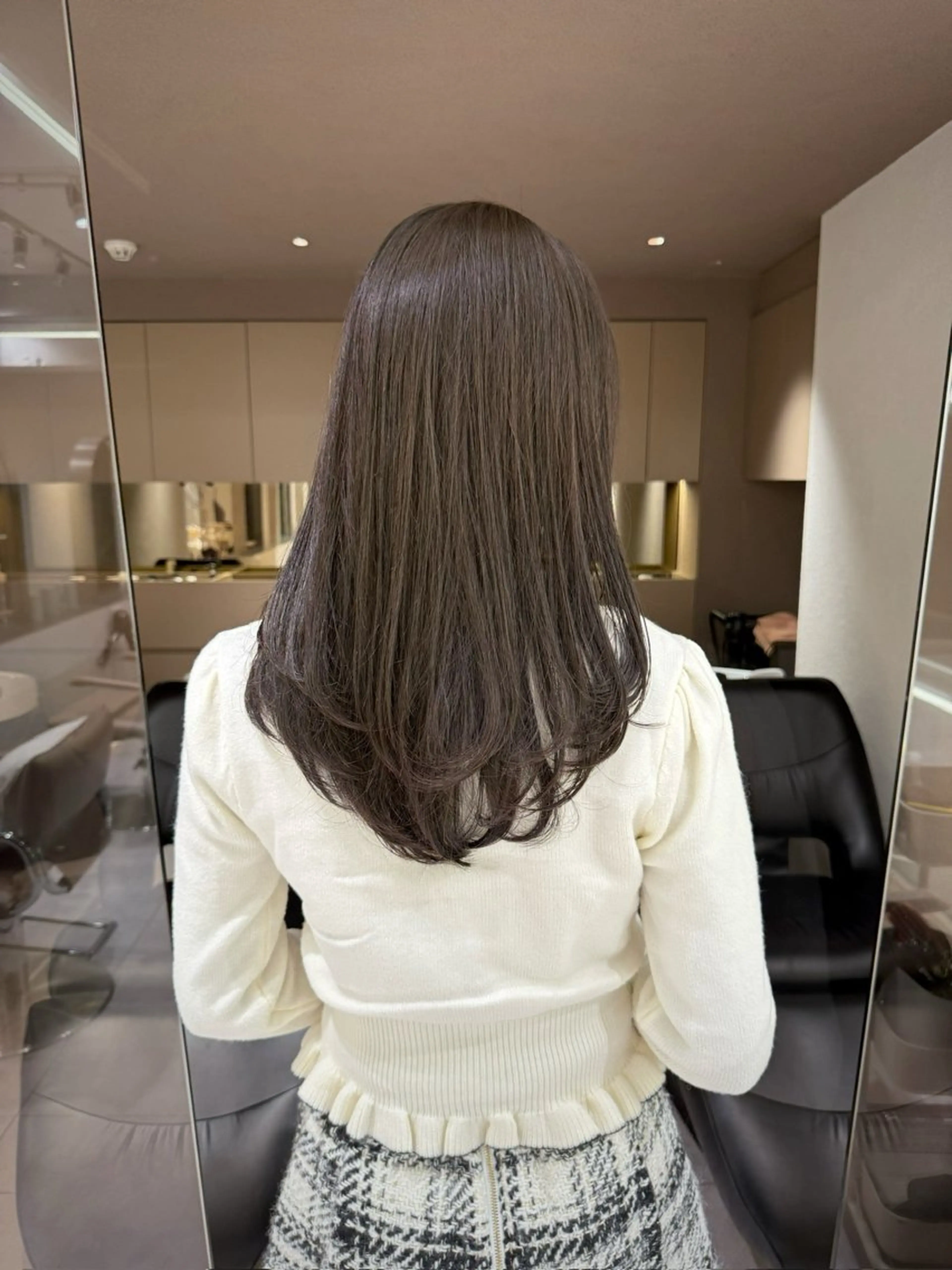 セミロング カット トリートメント ⭐️圧倒的透明感 カラー⭐️/sayuのヘアスタイル