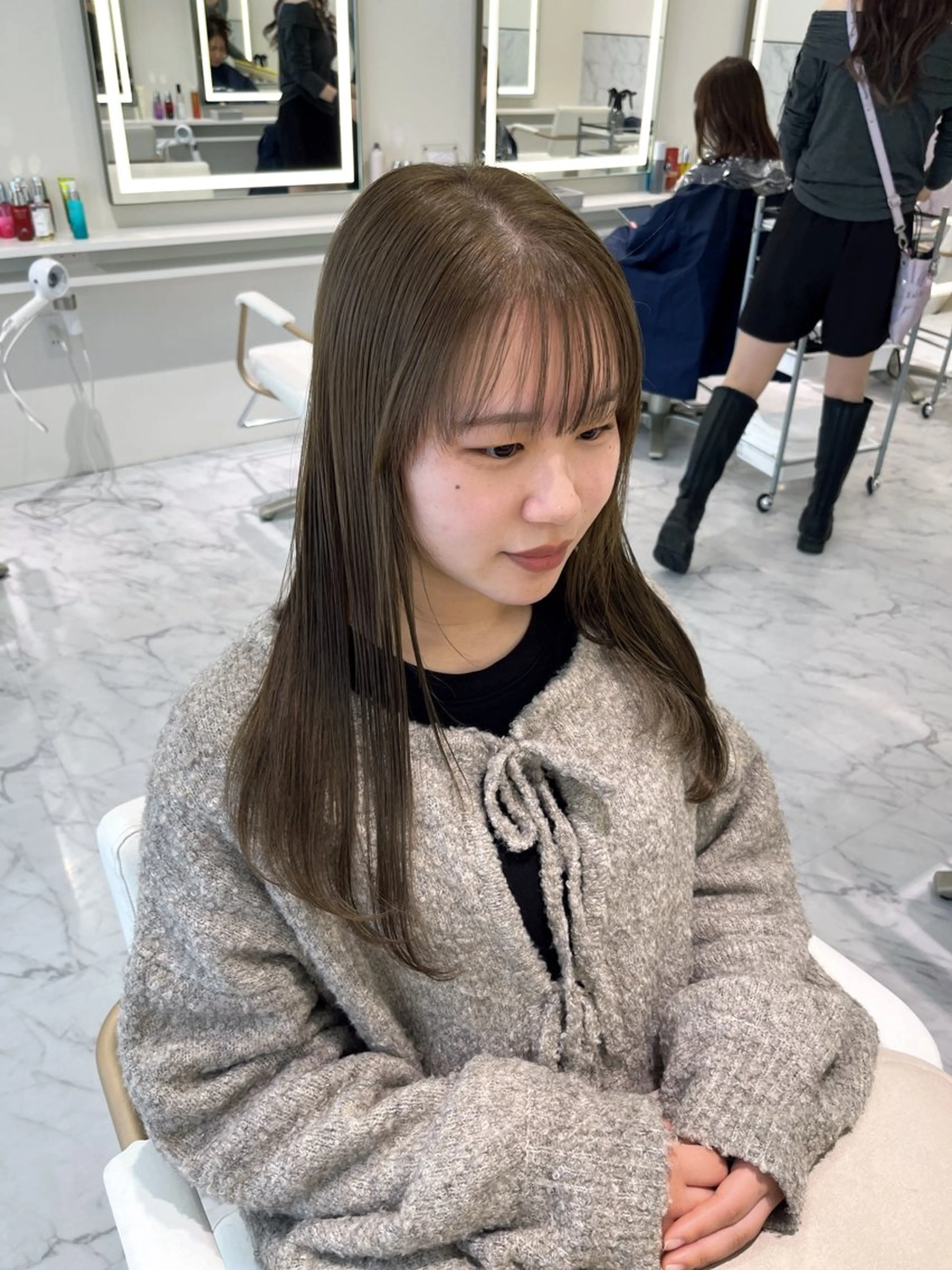 ロング カラー ヘアカラー ParveMix 🌝🫧山本 玲南のヘアスタイル