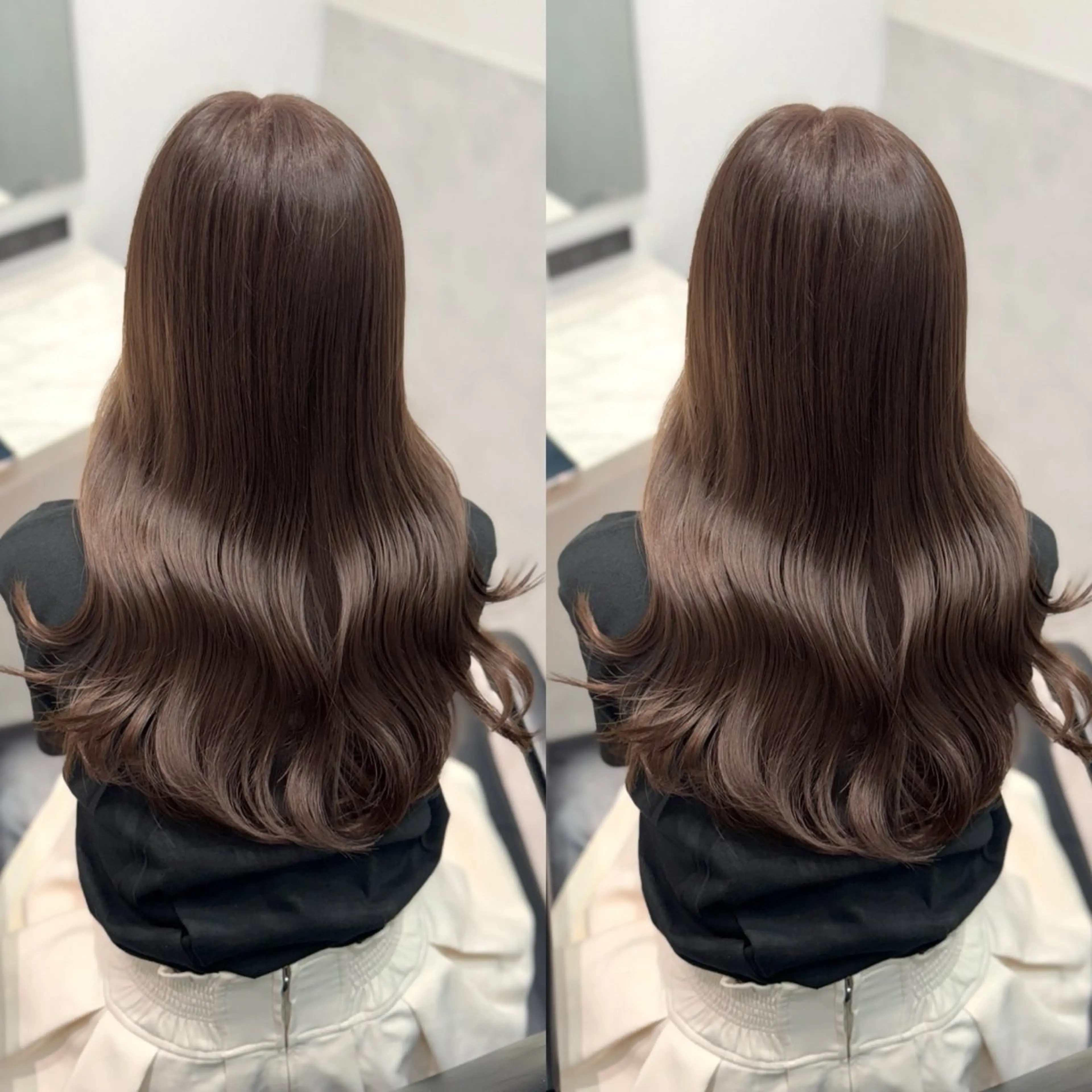 ロング カット ヘアカラー 🌟透明感カラー 🌟松岡勇輝のヘアスタイル