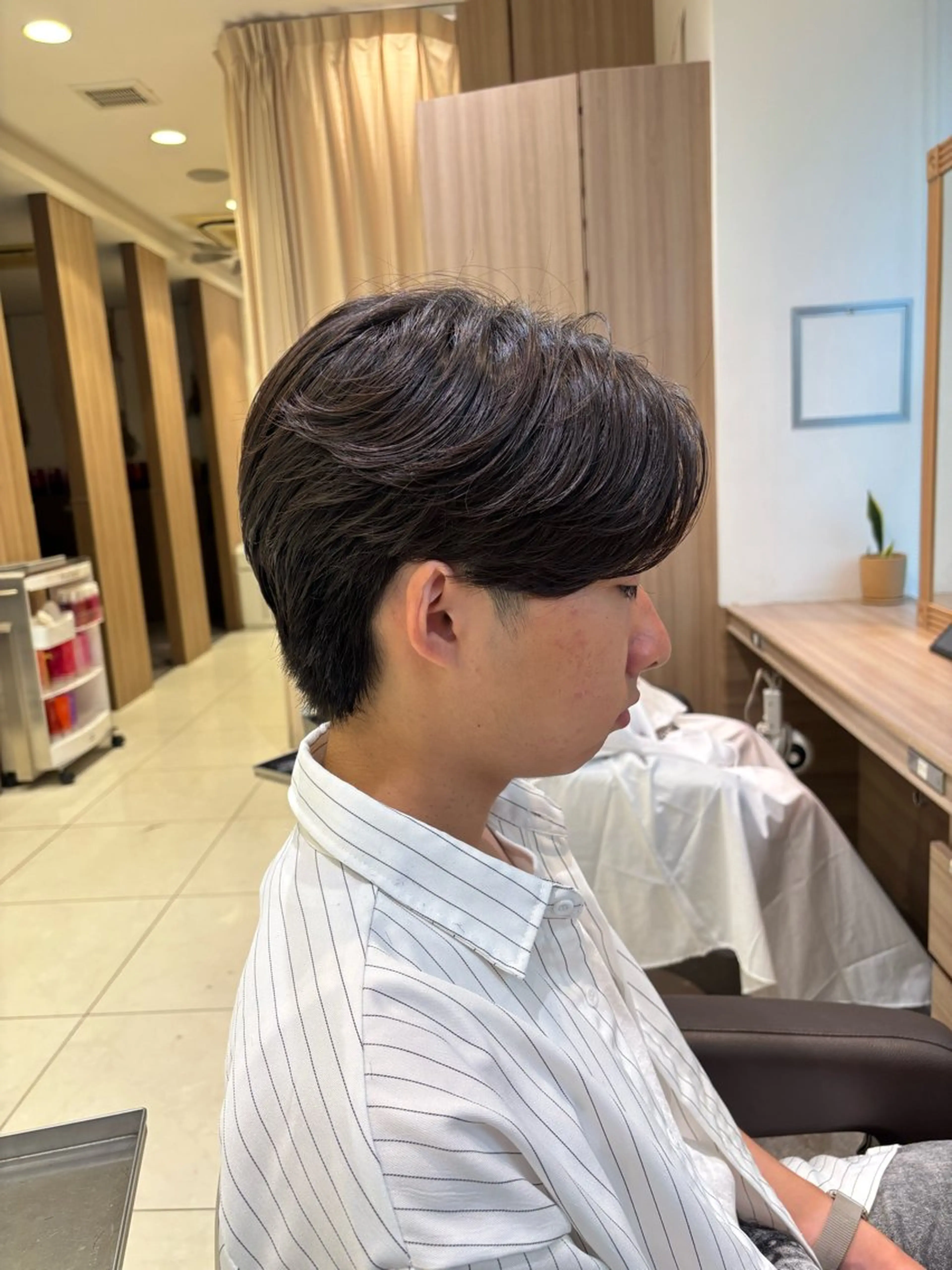 パーマ メンズ カット パーマ 波巻きスパイラル・ カルマ/aoiのヘアスタイル