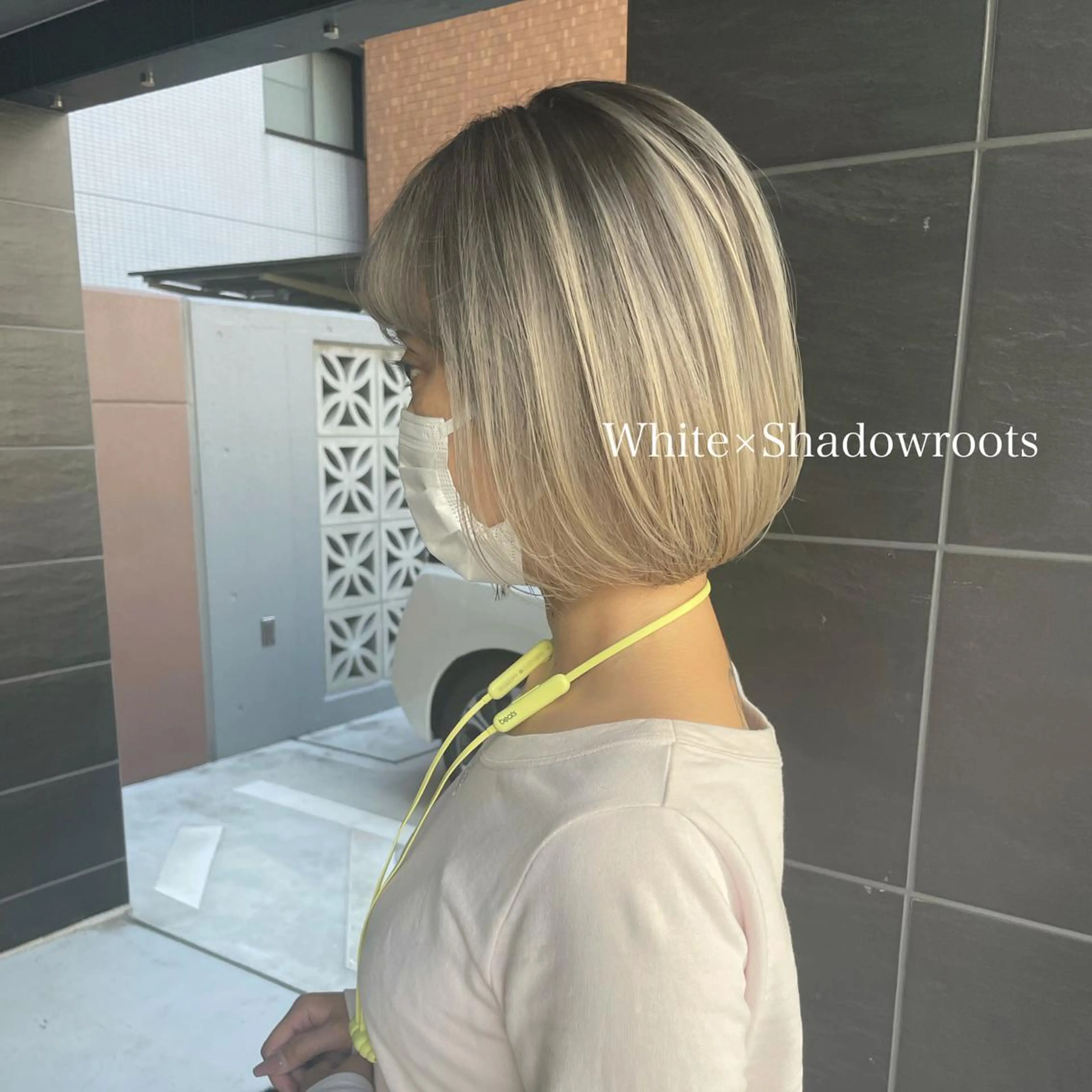 ショート カラー ヒカ/外国人風 デザインカラーのヘアスタイル