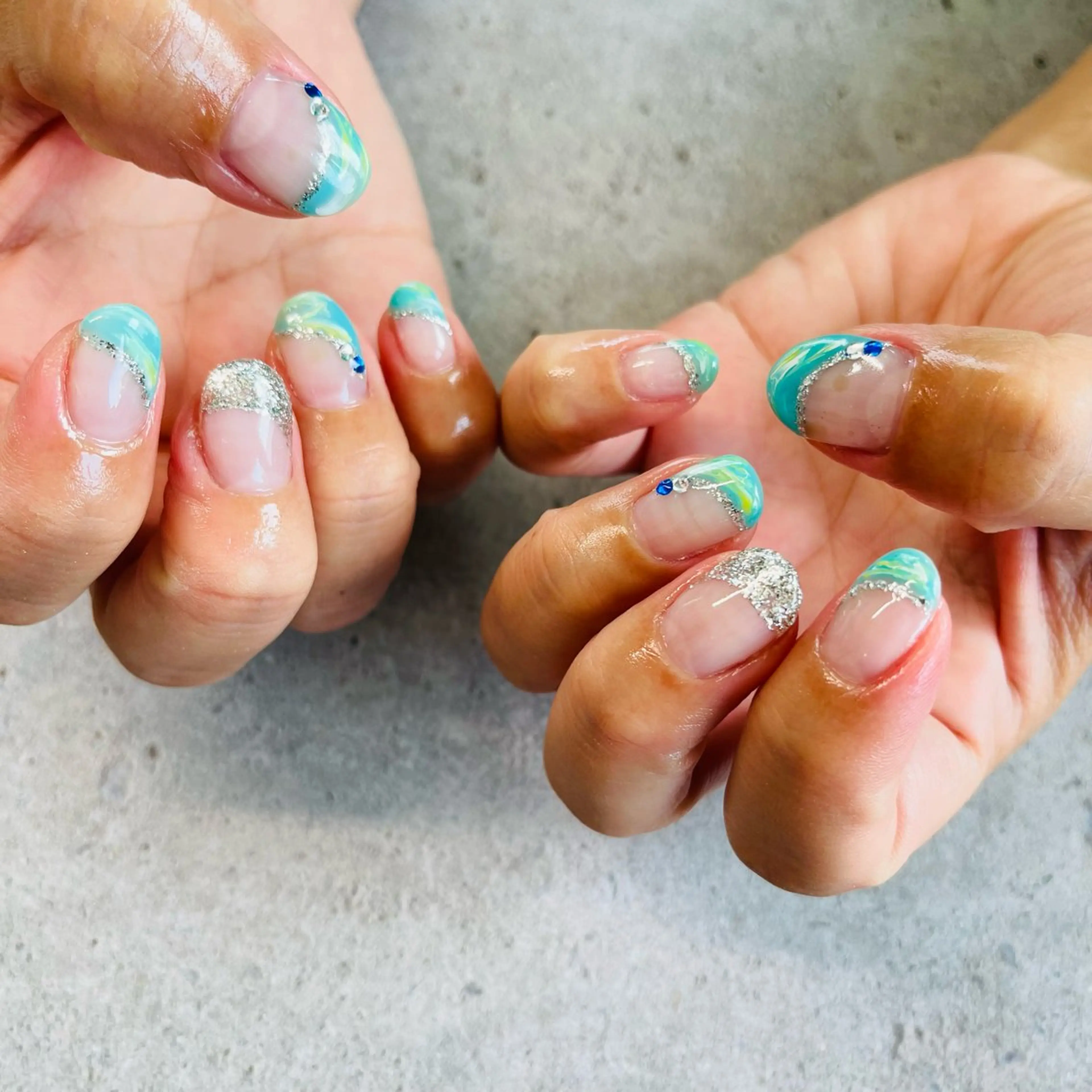 ネイル 持ち込み ハンドネイル Briwa✨nail 💅enoi ❤︎のネイルデザイン