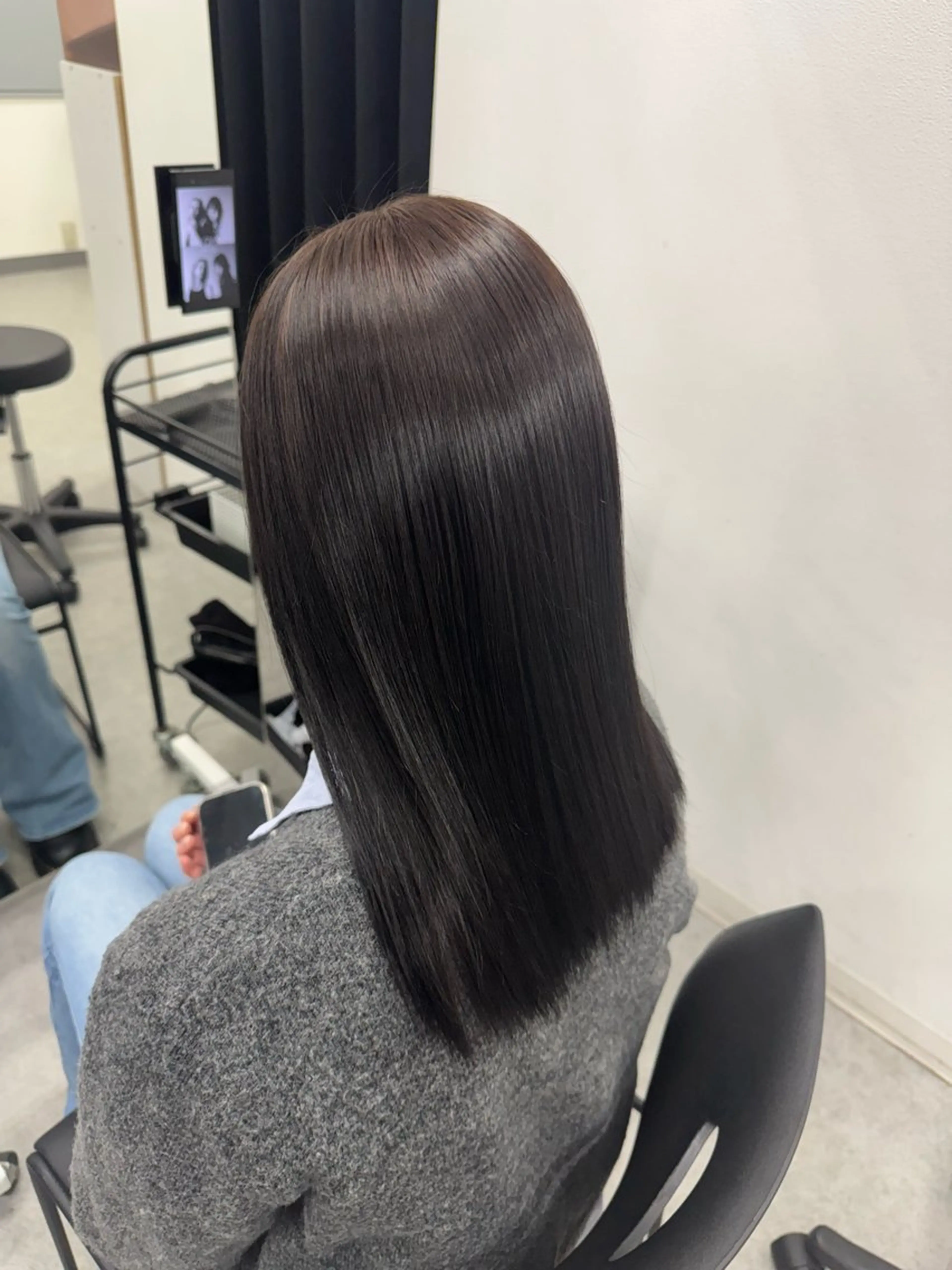 セミロング カラー ヘアカラー トリートメント うる艶・透明感🫧 Nanamiのヘアスタイル