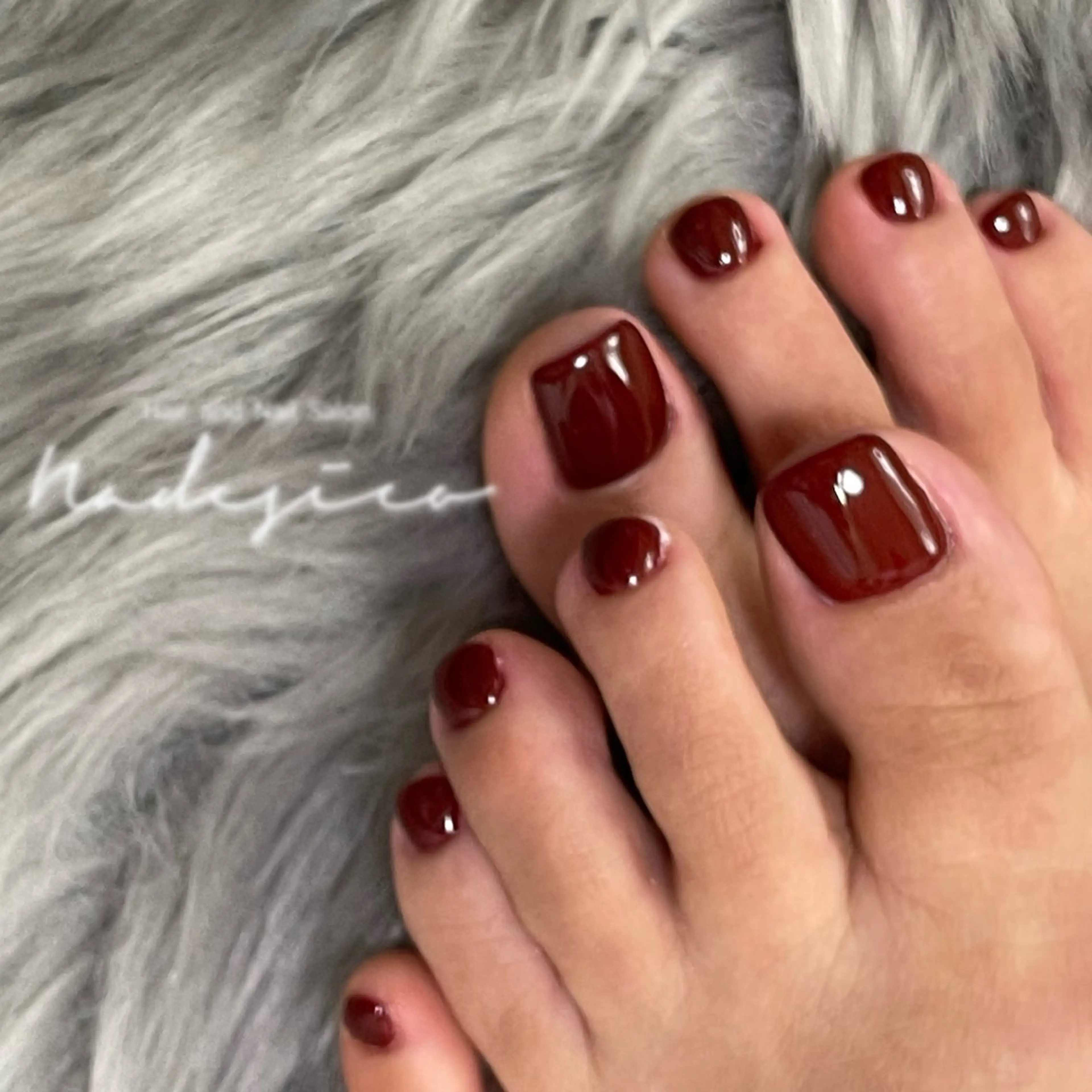 footワンカラー(オフ込み)の写真