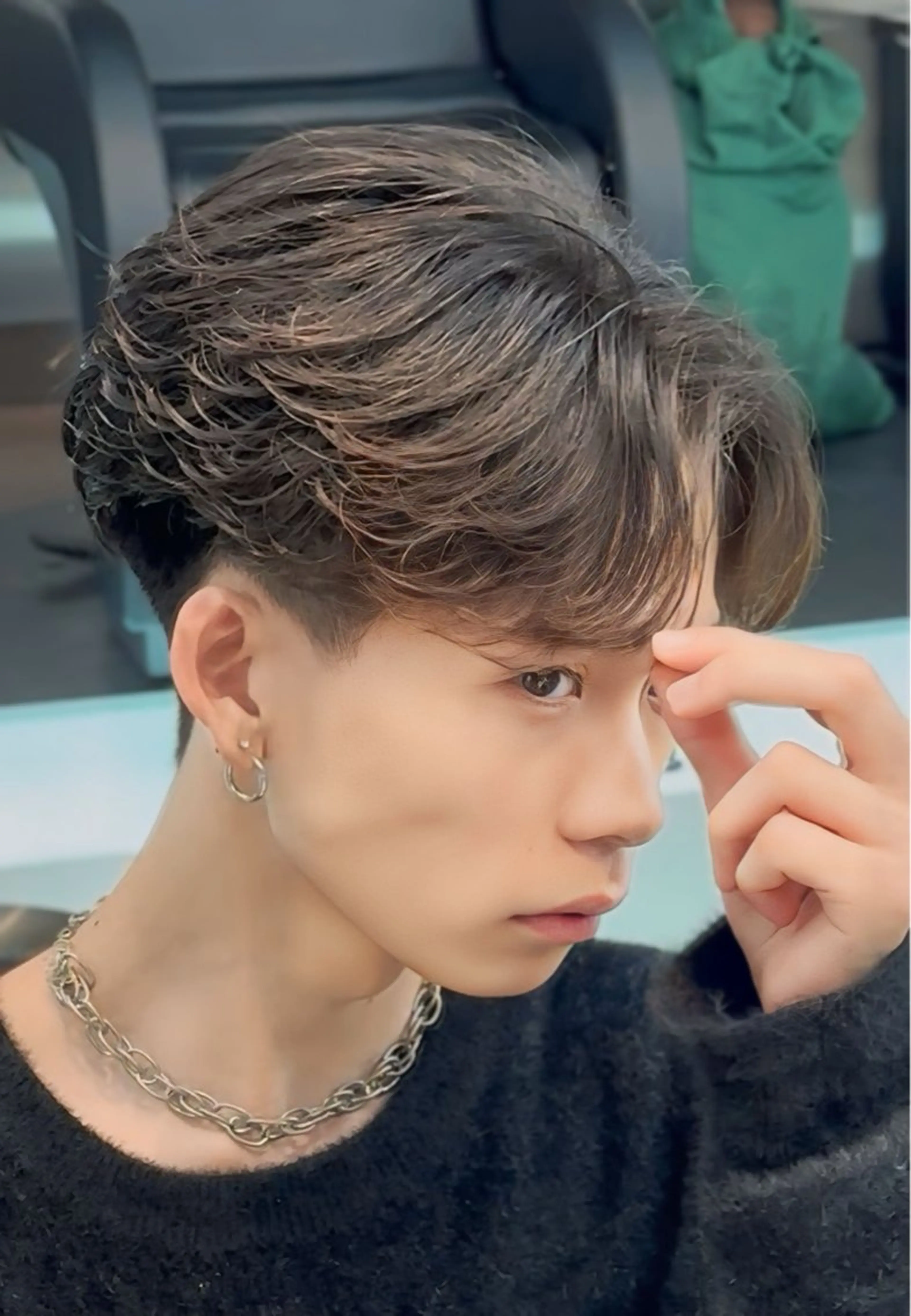 【メンズ限定🔥】当店スタイリストカット＋フェザーパーマ＋3step treatment✨の写真