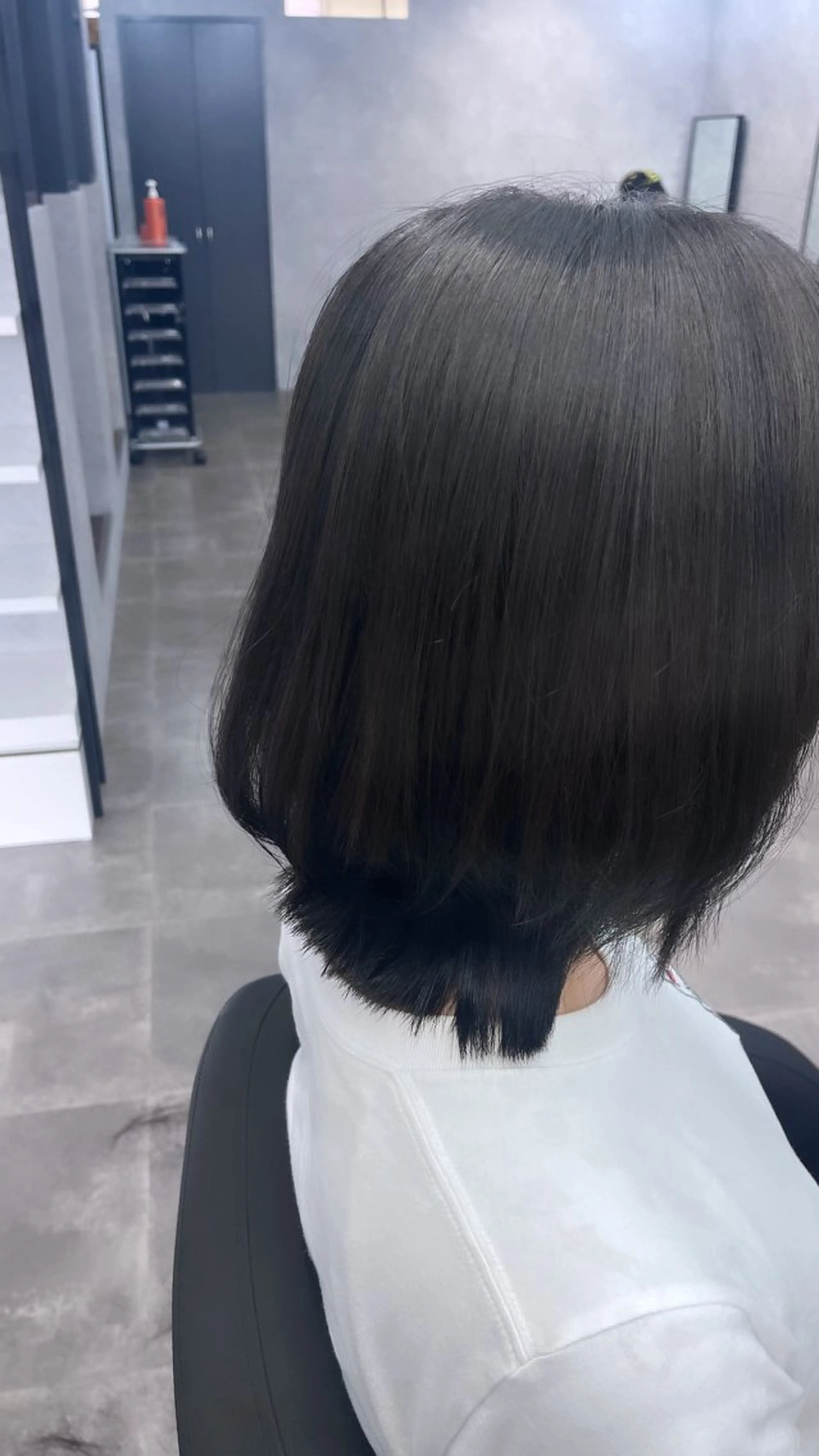 ミディアム カラー カット ヘアカラー 熊谷 有紗のヘアスタイル