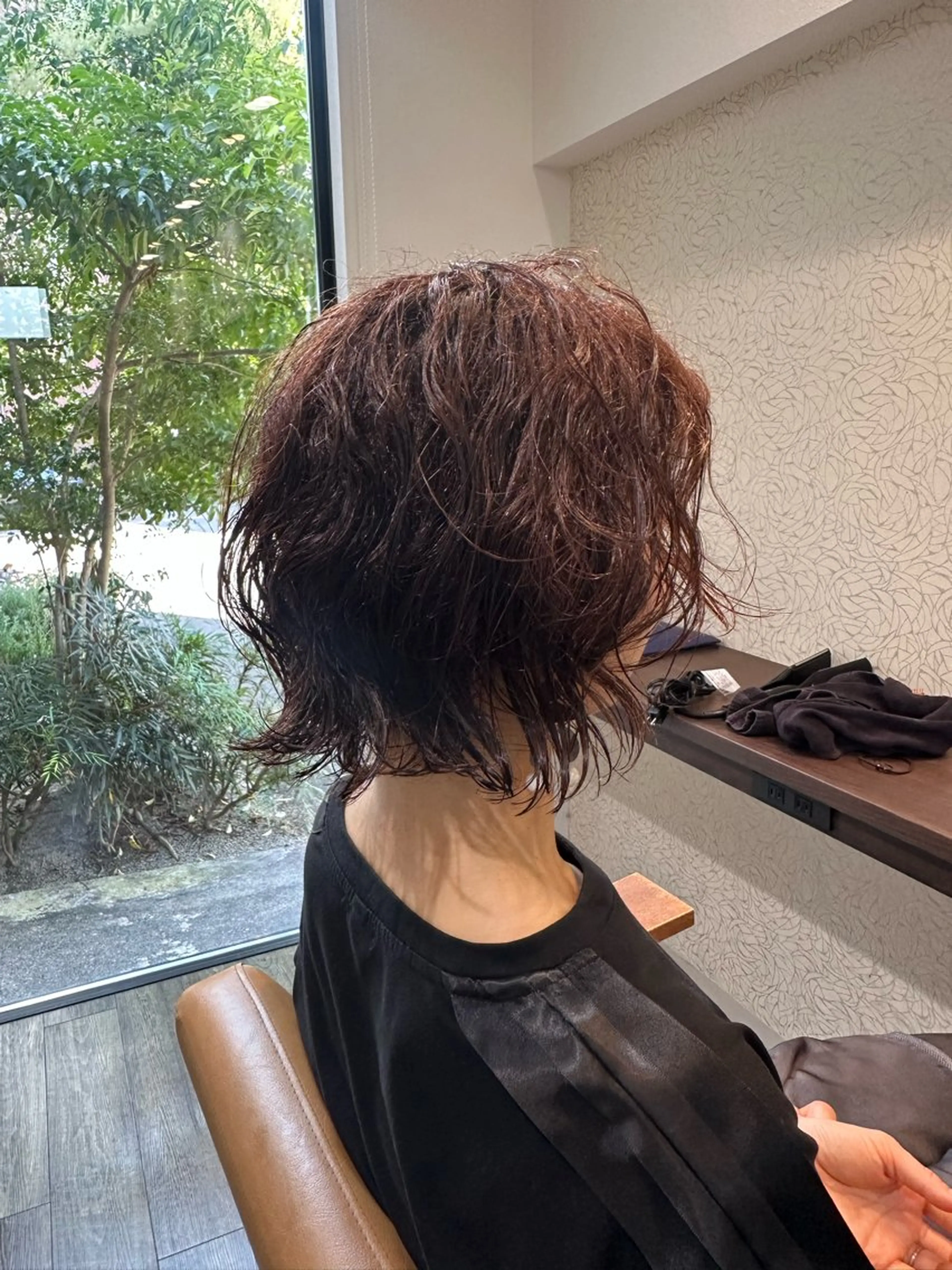 ミディアム くせ毛 shin fleurir所属・小栗 爽志のヘアスタイル