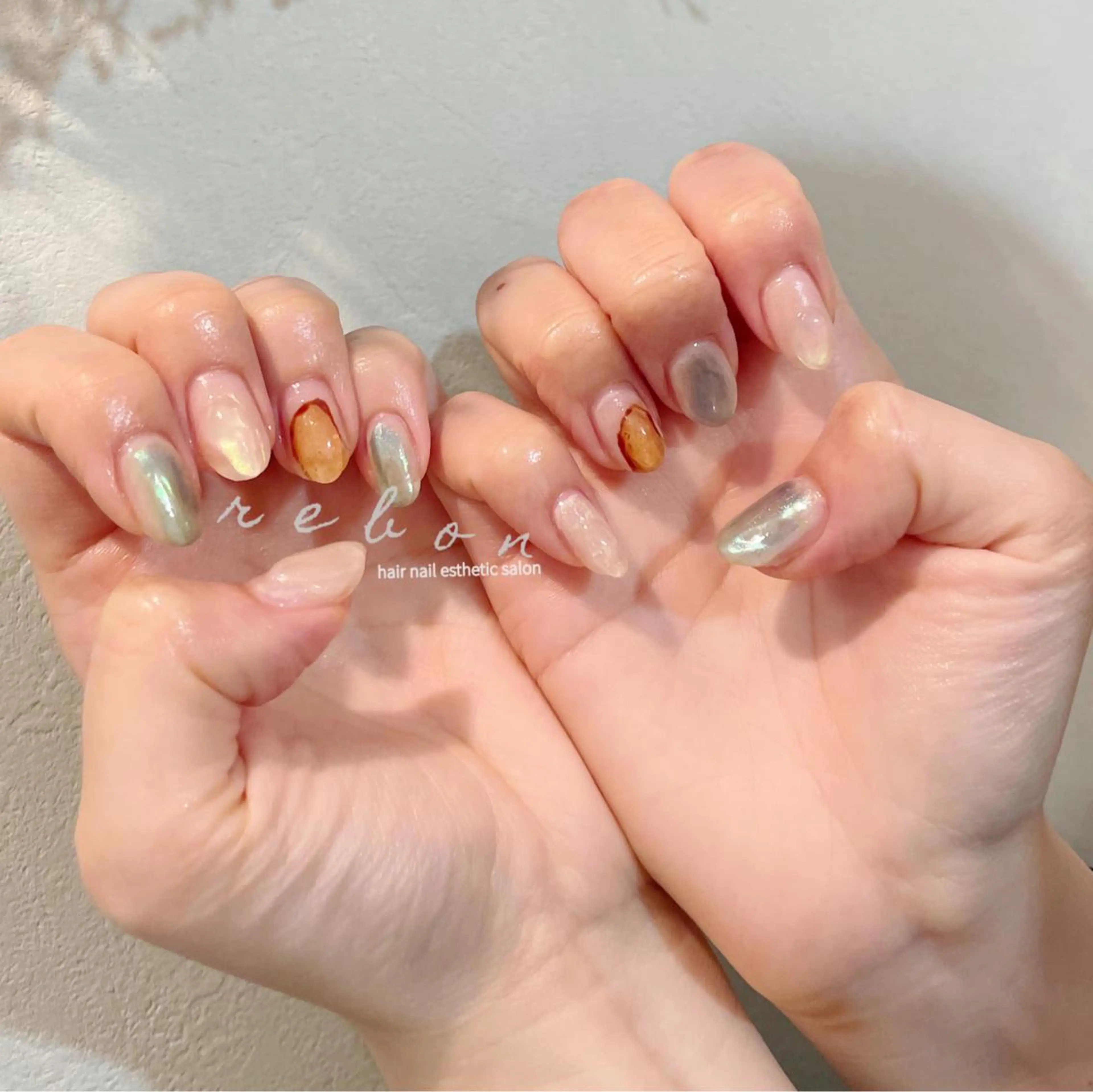 ネイル ハンドネイル フットネイル rebon＊ natsukiのネイルデザイン
