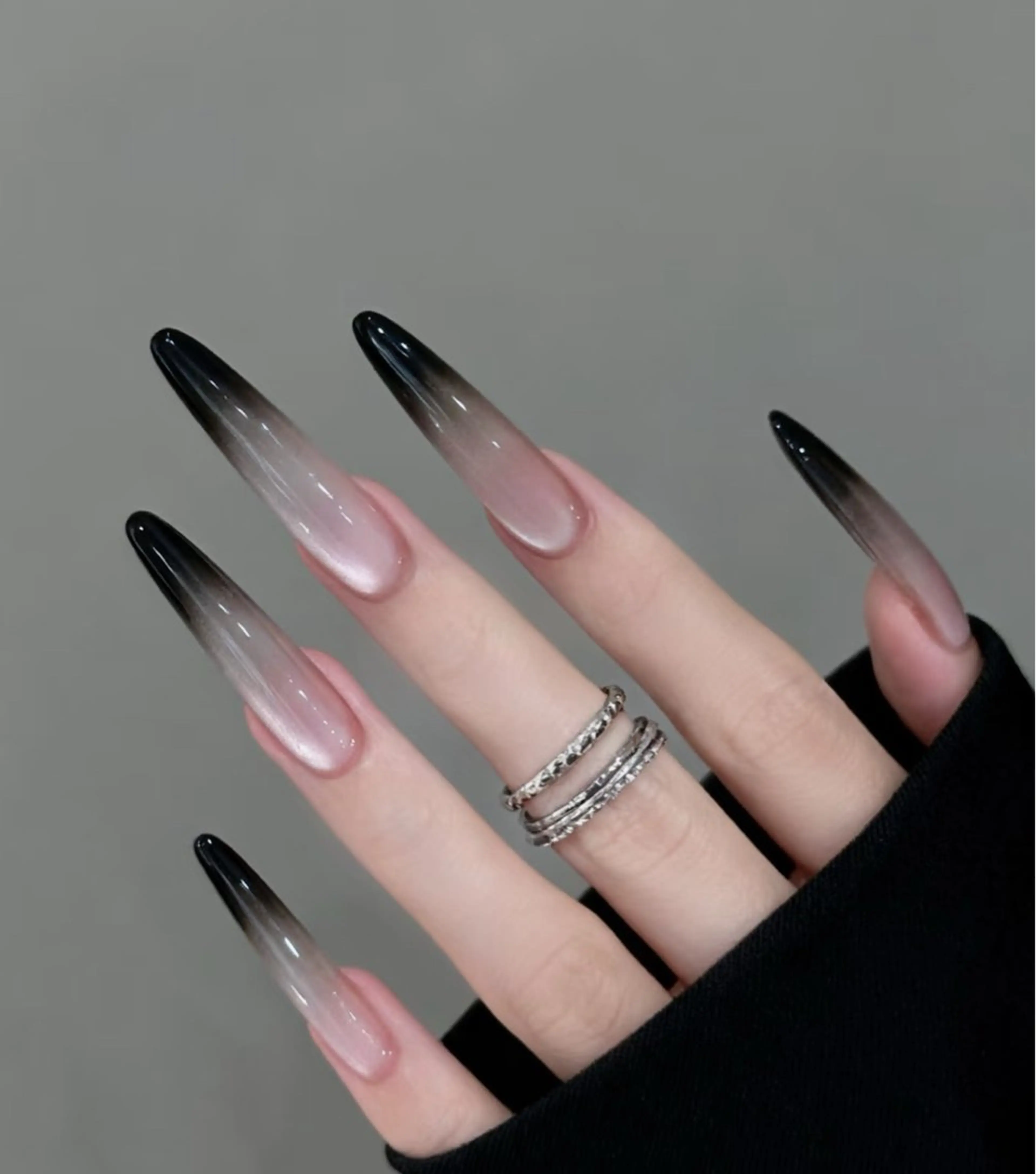 ネイル オーロラネイル フラワーネイル フットネイル フレンチネイル ジェルネイル ハンドネイル 長さだし専門 ありさのネイルデザイン