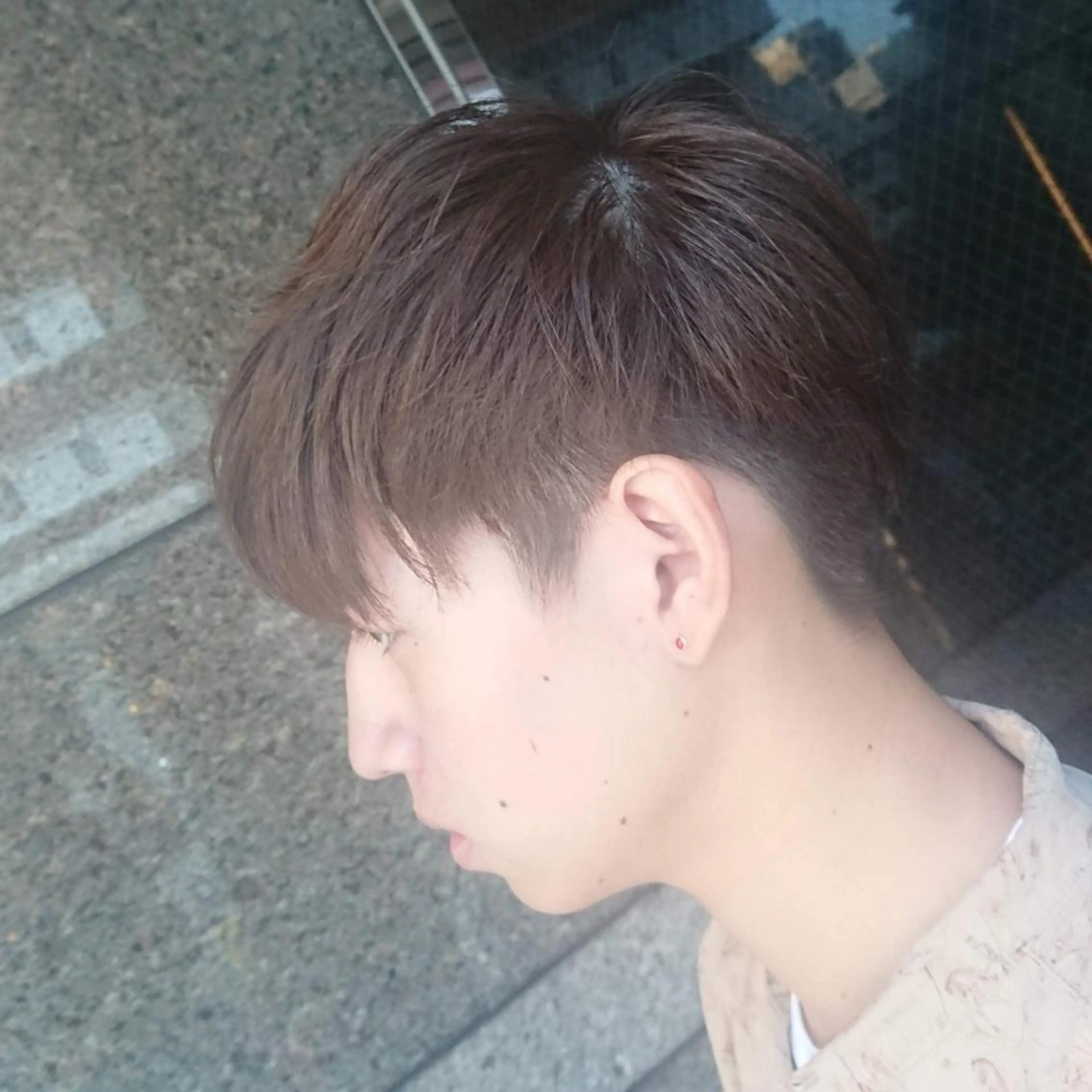 ショート メンズ 顔まわりデザイン🌿 ふじこのヘアスタイル