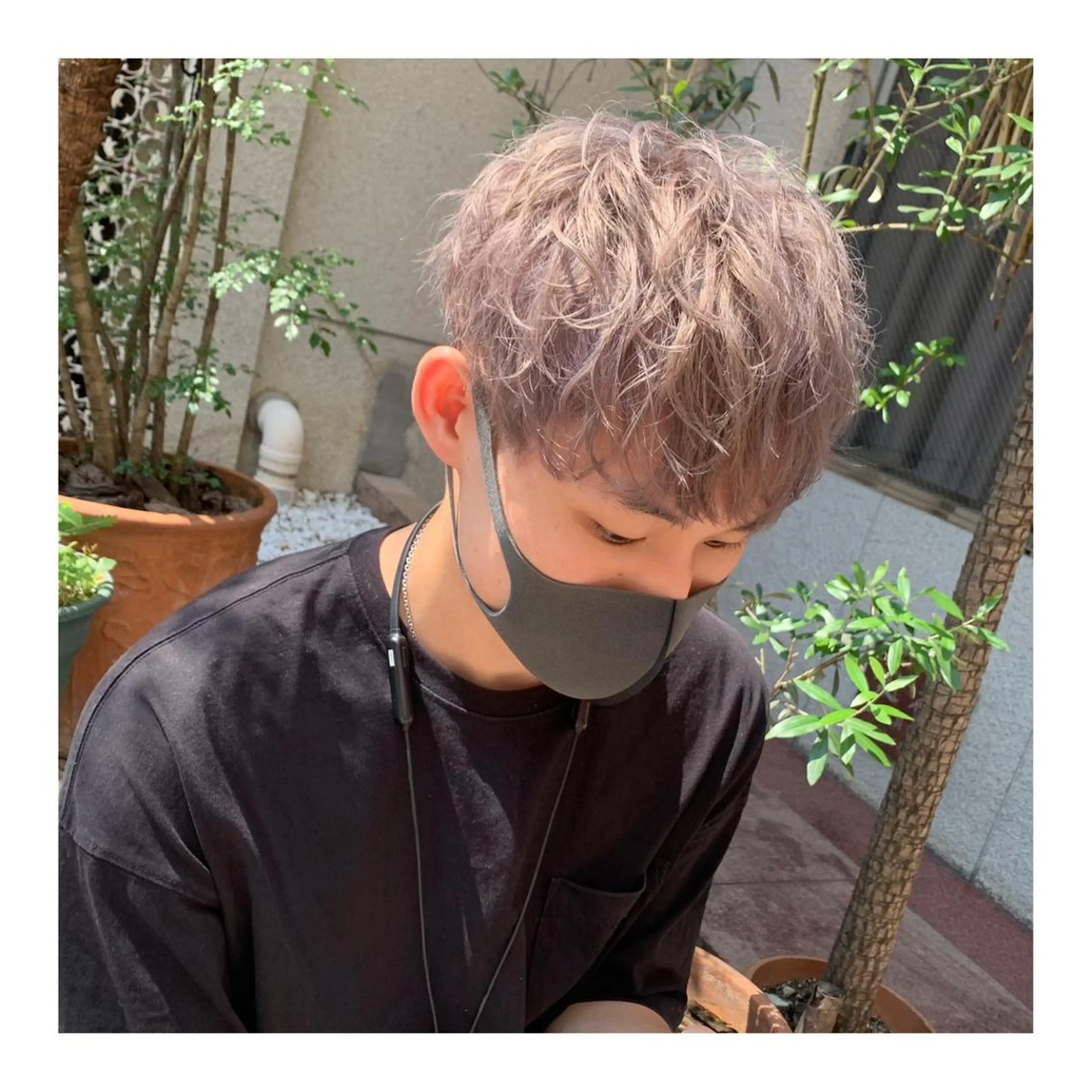 ショート カラー メンズ ヘアカラー ange☞ soutaのヘアスタイル