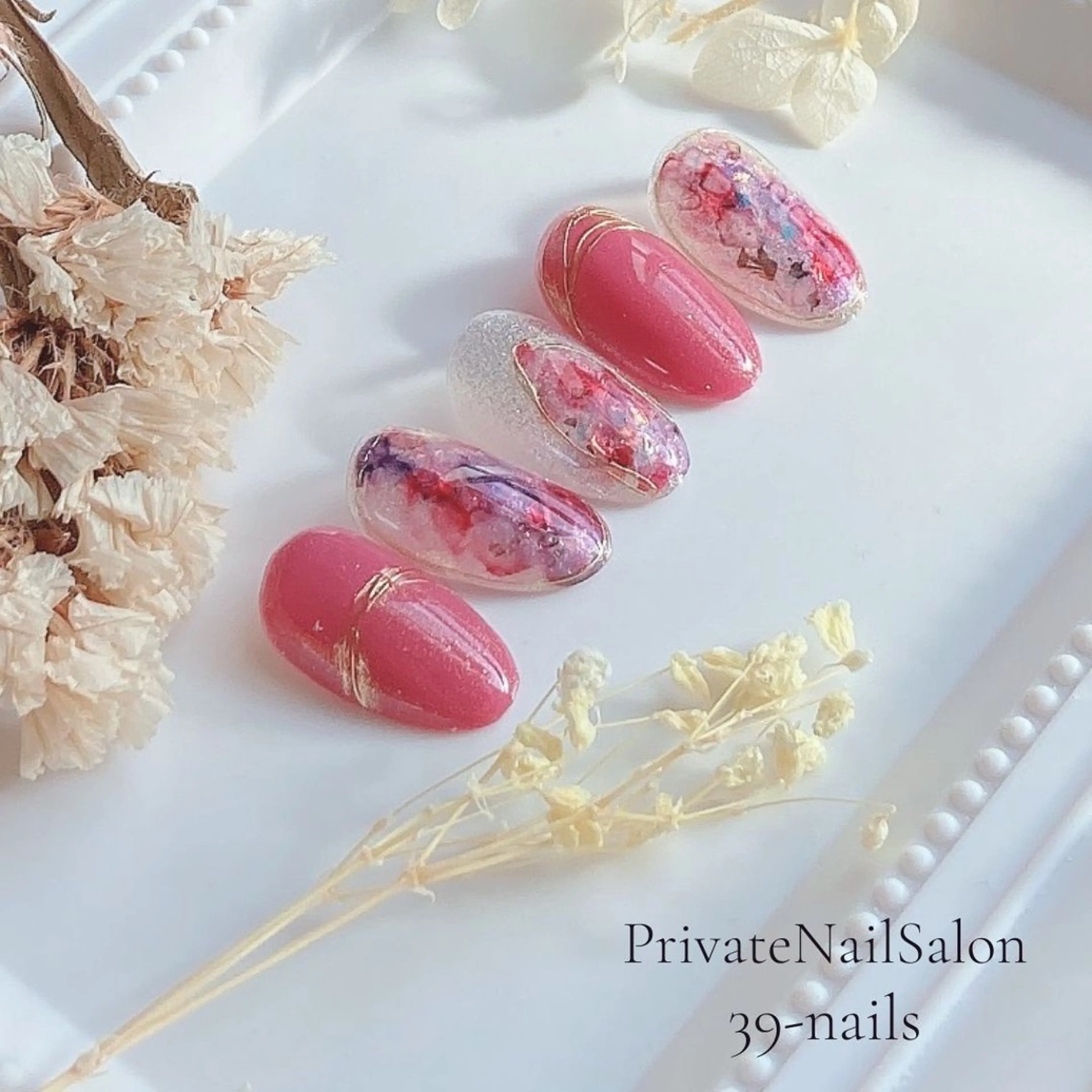 ネイル ニュアンスネイル ハンドネイル 39-nails EharaMikuのネイルデザイン