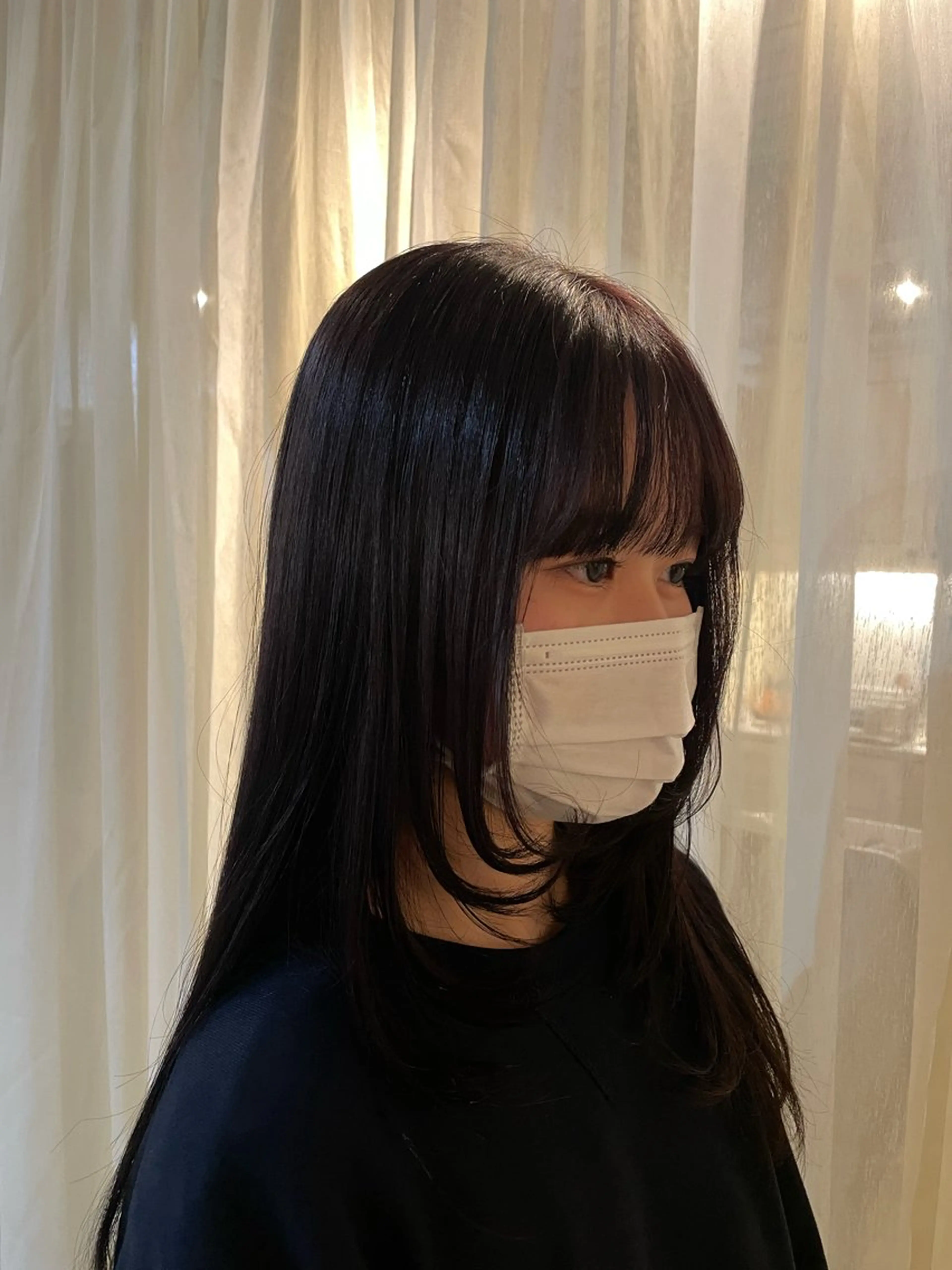 ロング replay所属・藤原 百花のヘアスタイル