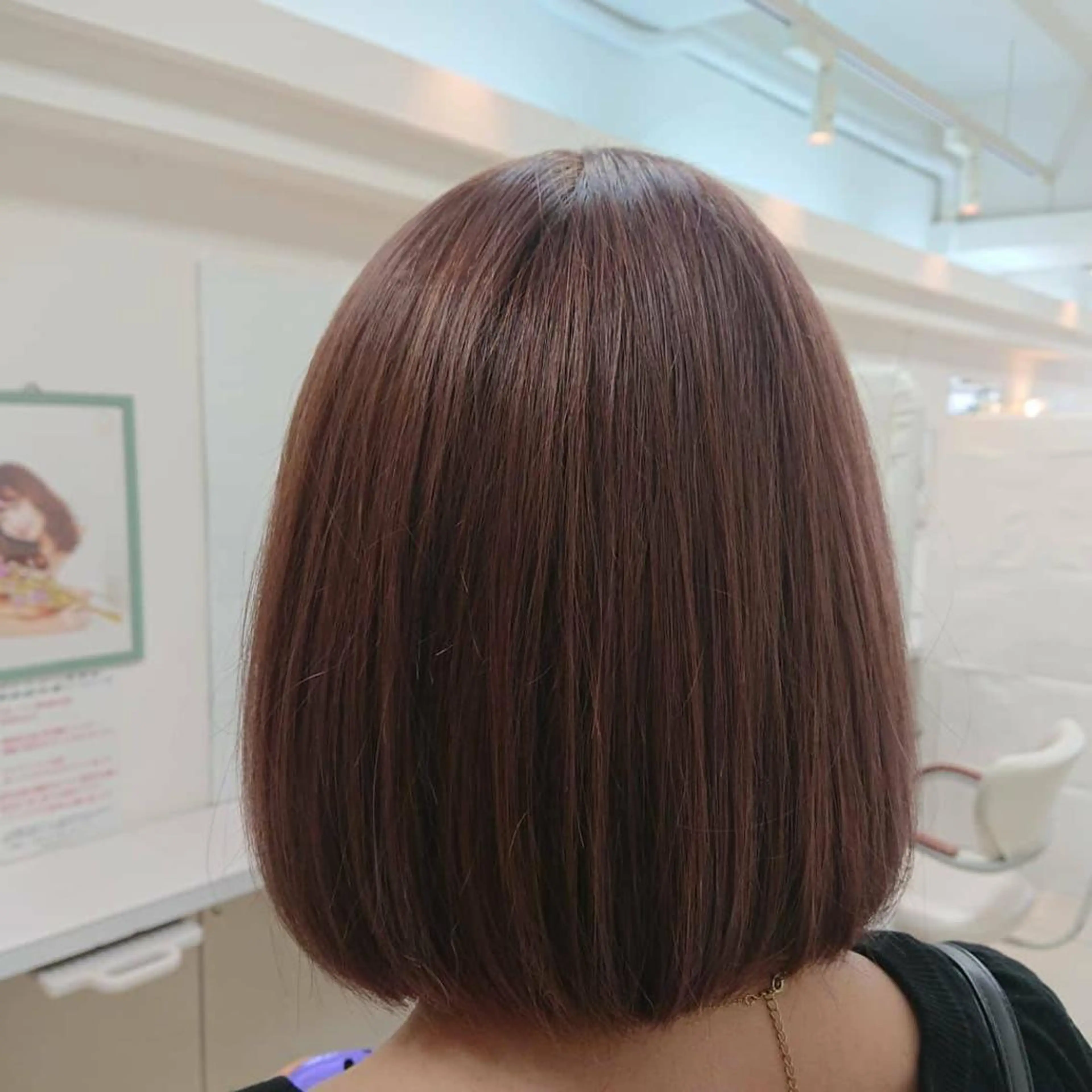 カラー ピンクカラー バイオレットカラー カット ヘアカラー 大内 雅生のヘアスタイル