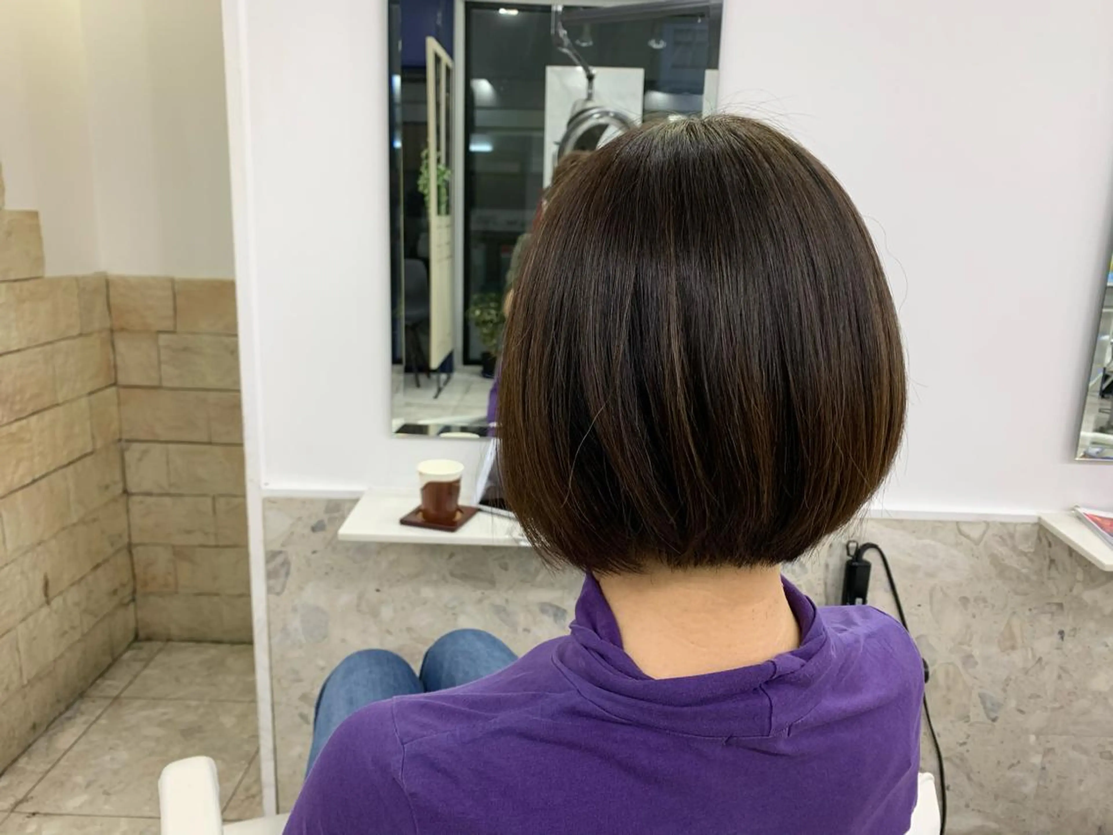 ミディアム カラー ボブ 相武台ショート特化 💐川崎希💐のヘアスタイル