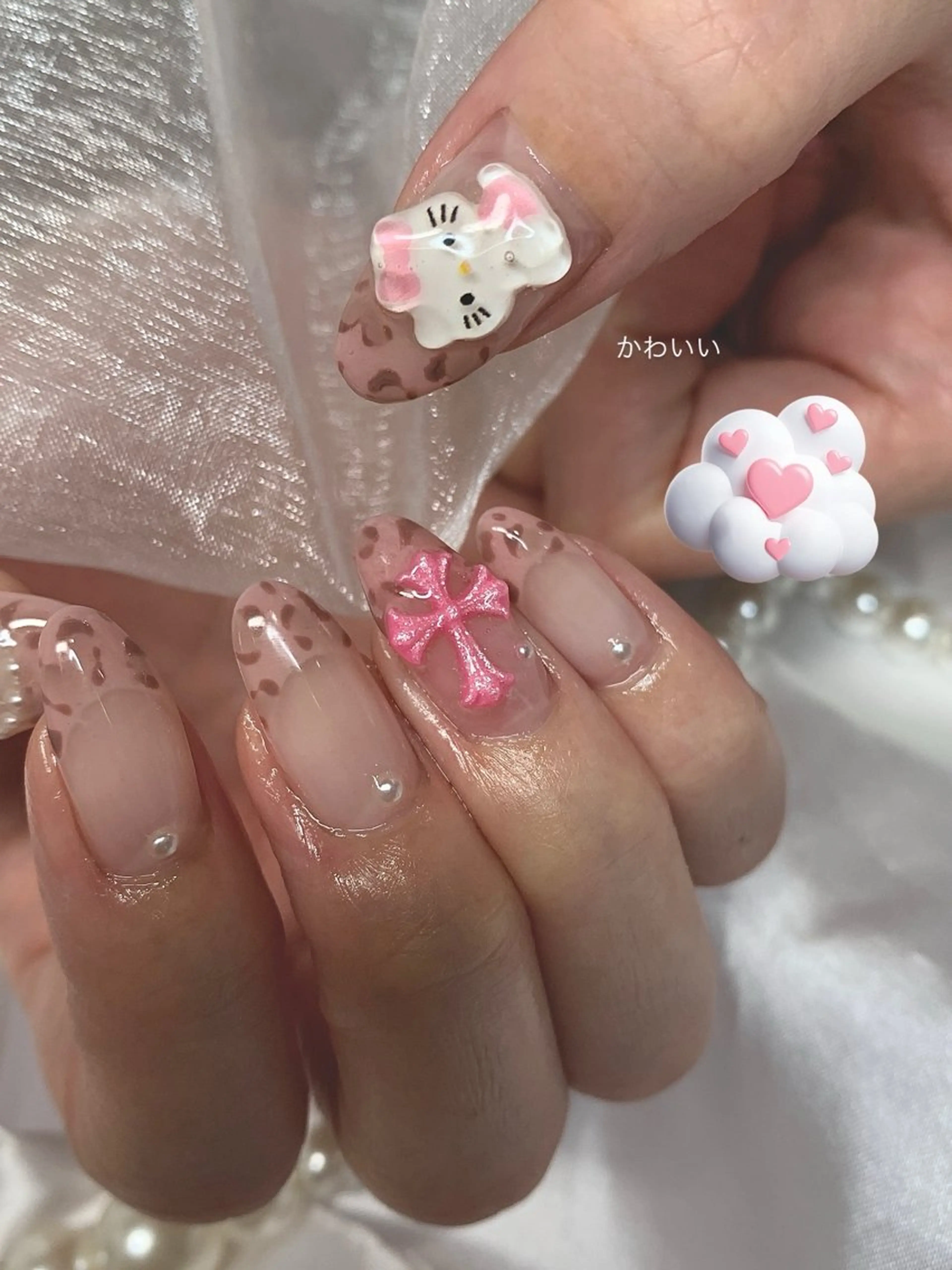 ネイル ハンドネイル La neige* yuki 🥯🍑のネイルデザイン