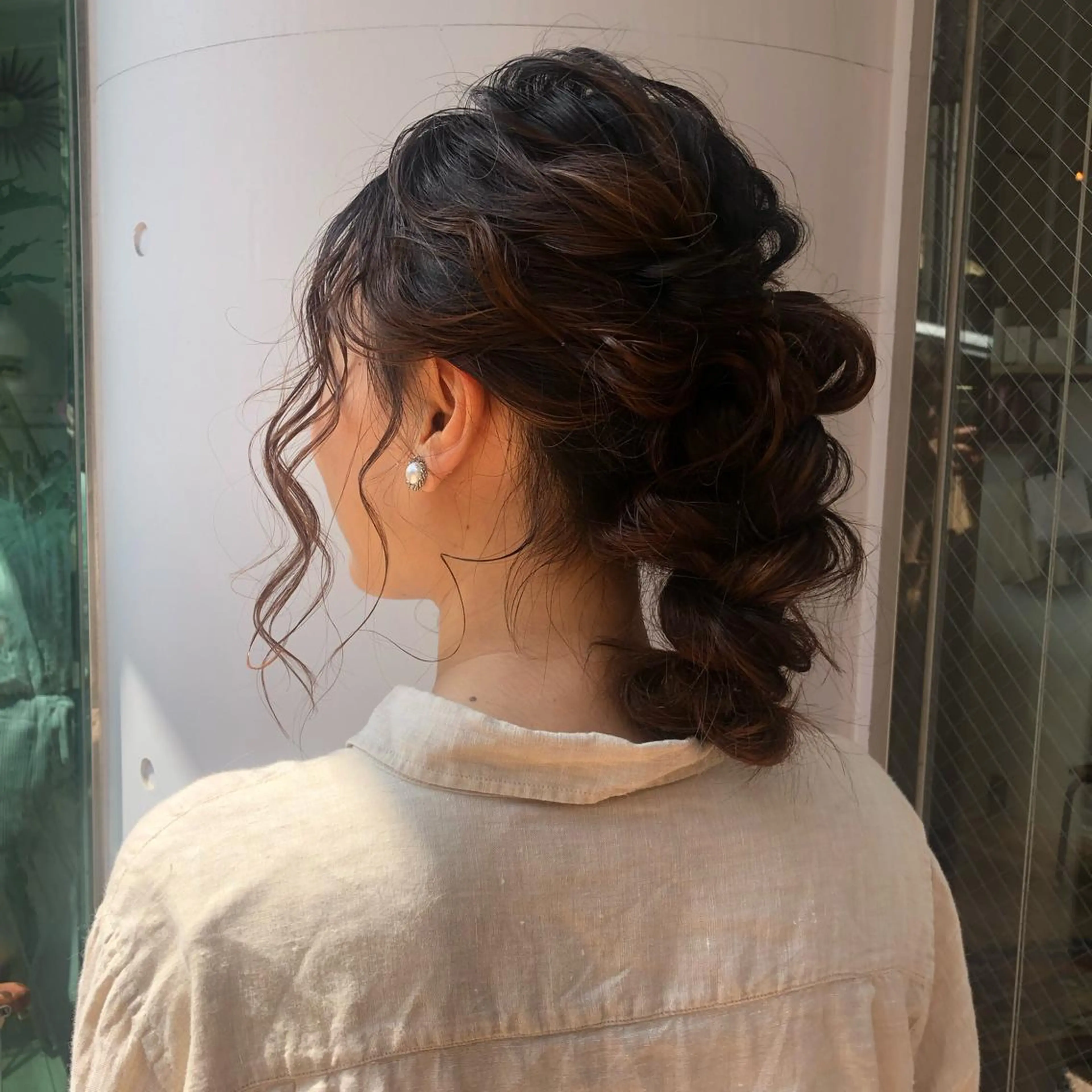 ミディアム カラー パーマ ヘアアレンジ BRUNTJET所属・MAEDA MADOKAのヘアスタイル