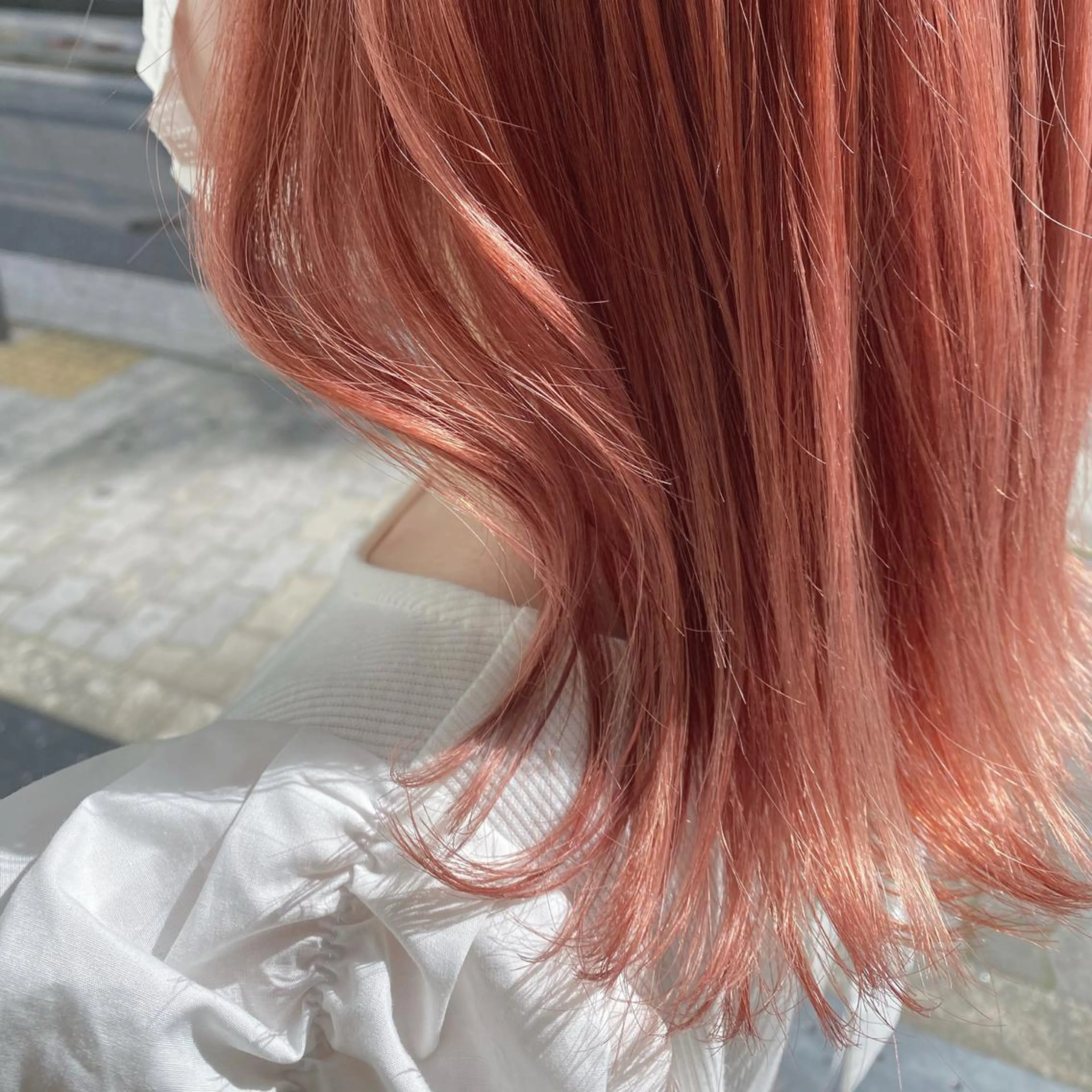 ミディアム カラー ヘアアレンジ マツエク・マツパ ピンクカラー カラーマツエク Noah's　Ark所属・透明感カラー🫧ヘア セット🫧松本菜月の眉毛・アイブロウイメージ