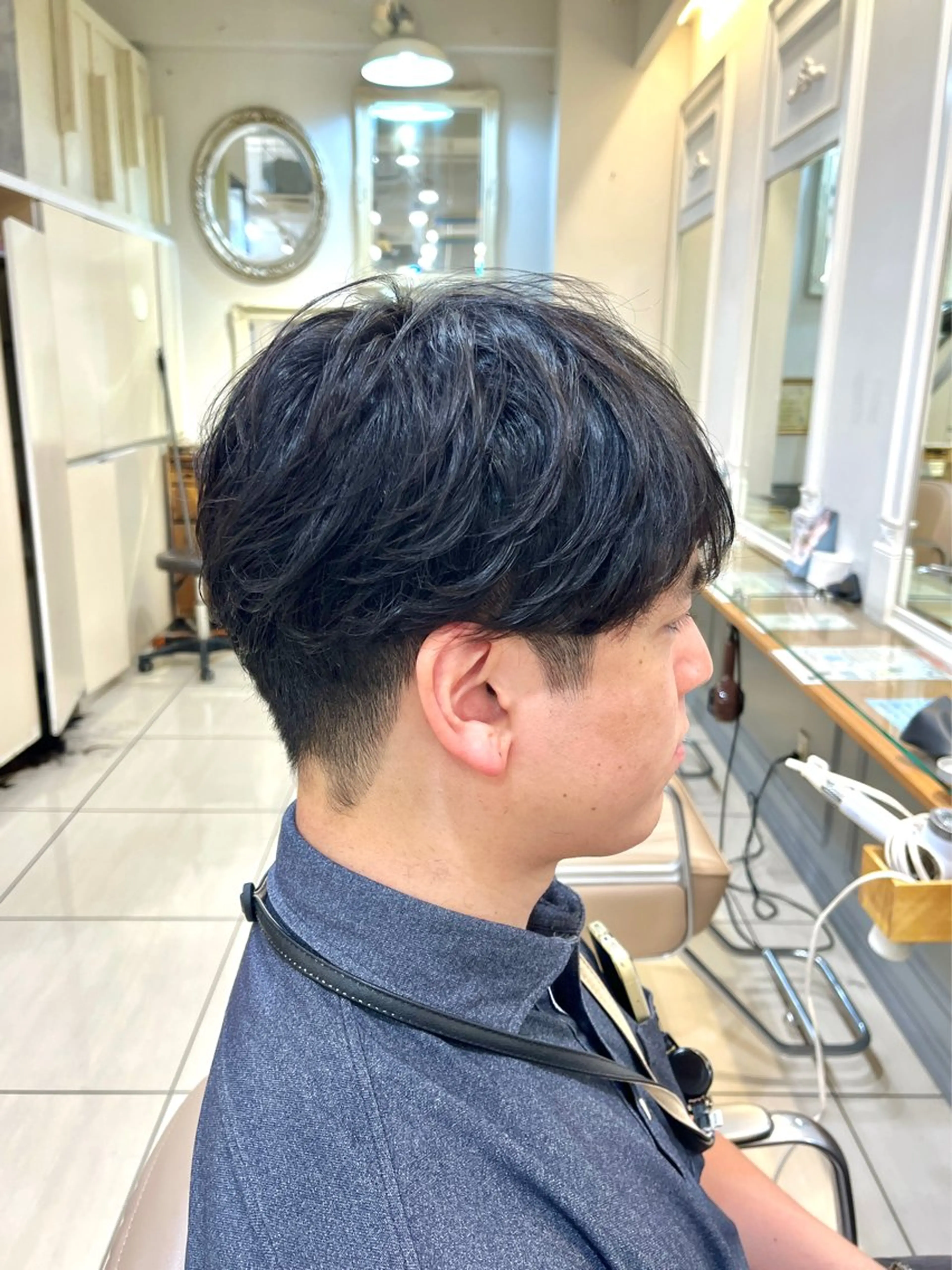 ミディアム メンズ マッシュ 刈り上げ メンズカットモデル/ 横浜/佐藤桃香 🦥のヘアスタイル