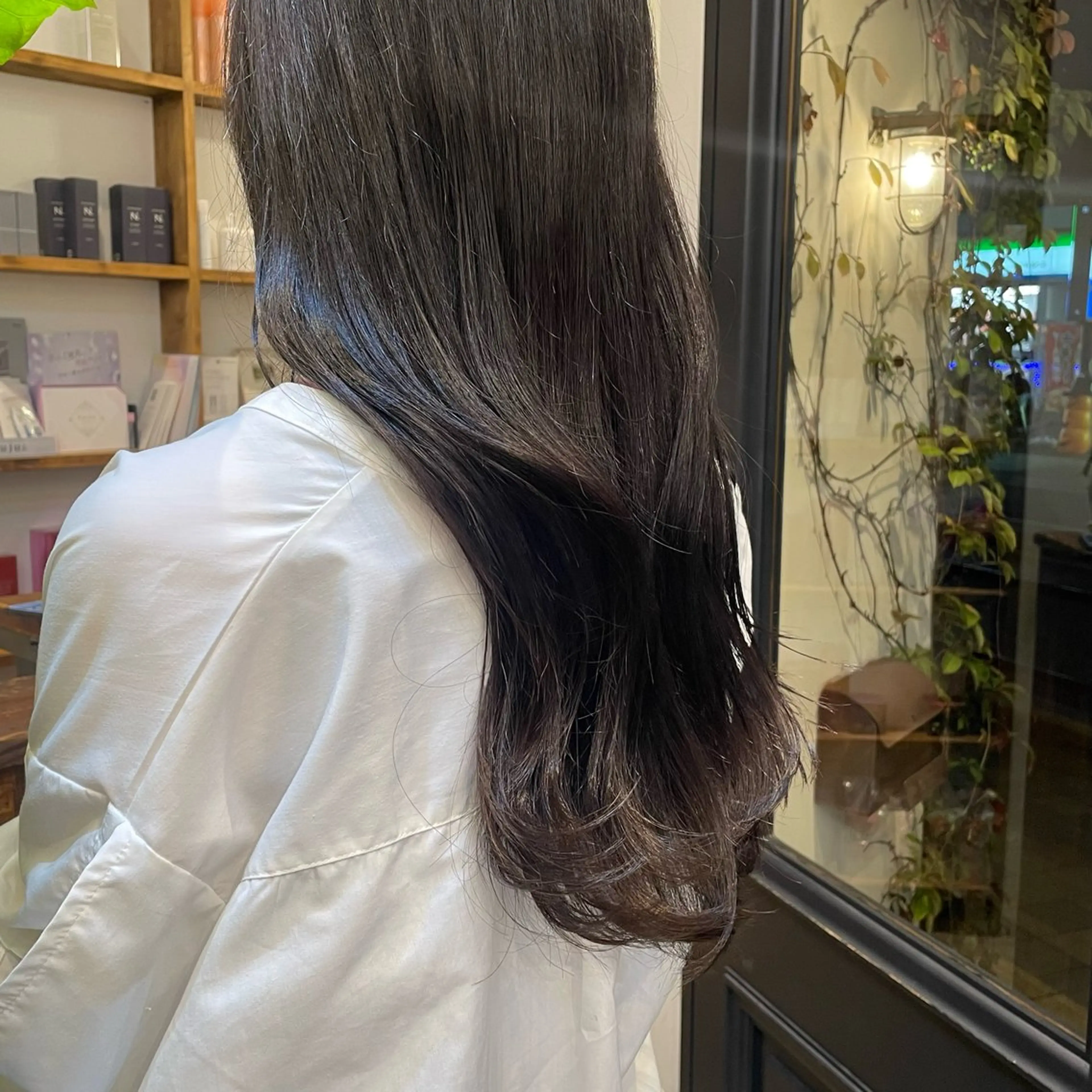 ロング カラー ヘアカラー トリートメント ayane / デジタルパーマ/艶髪のヘアスタイル