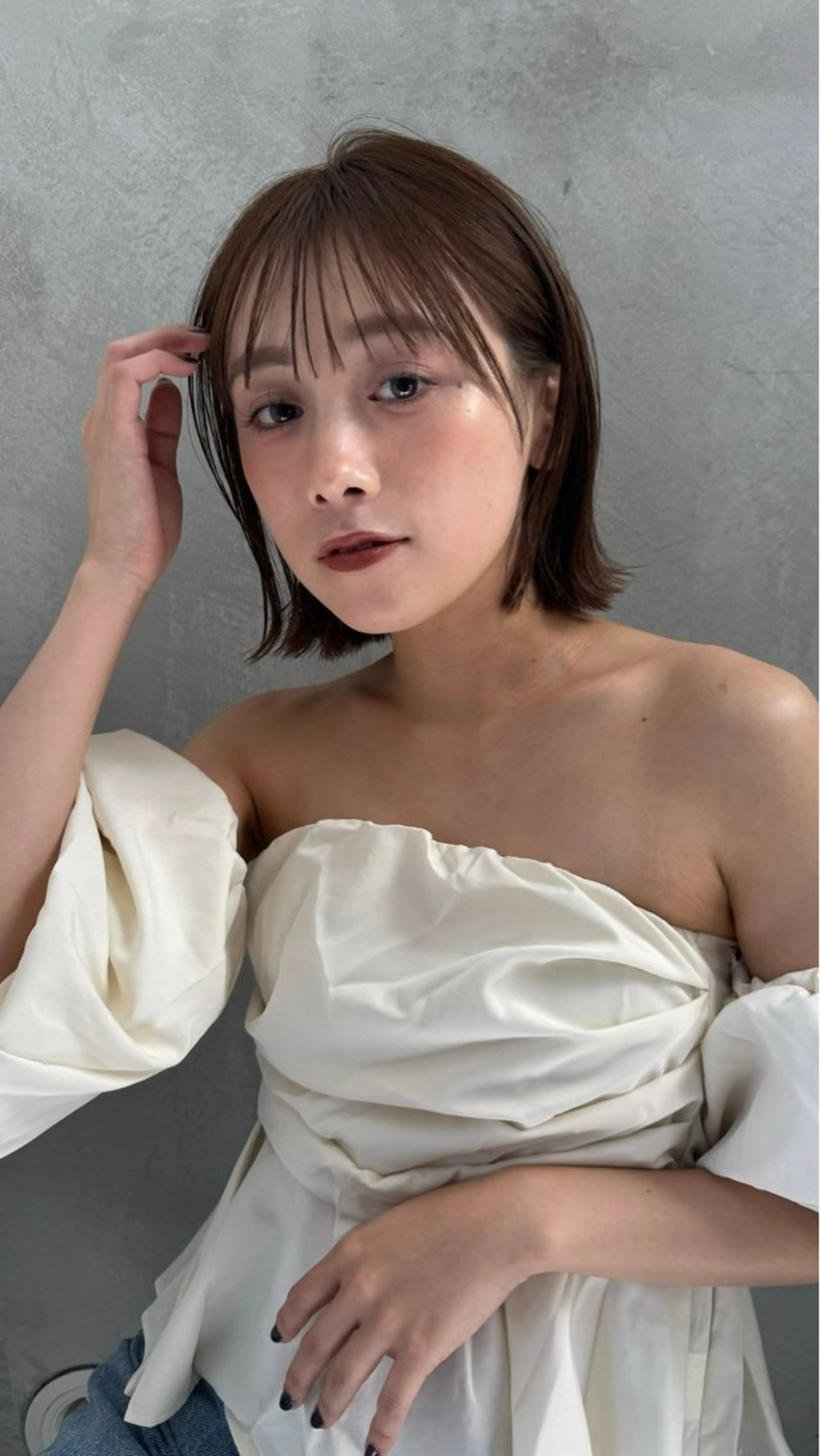 ショート カットモデル/ パーマモデル/ 優希のヘアスタイル