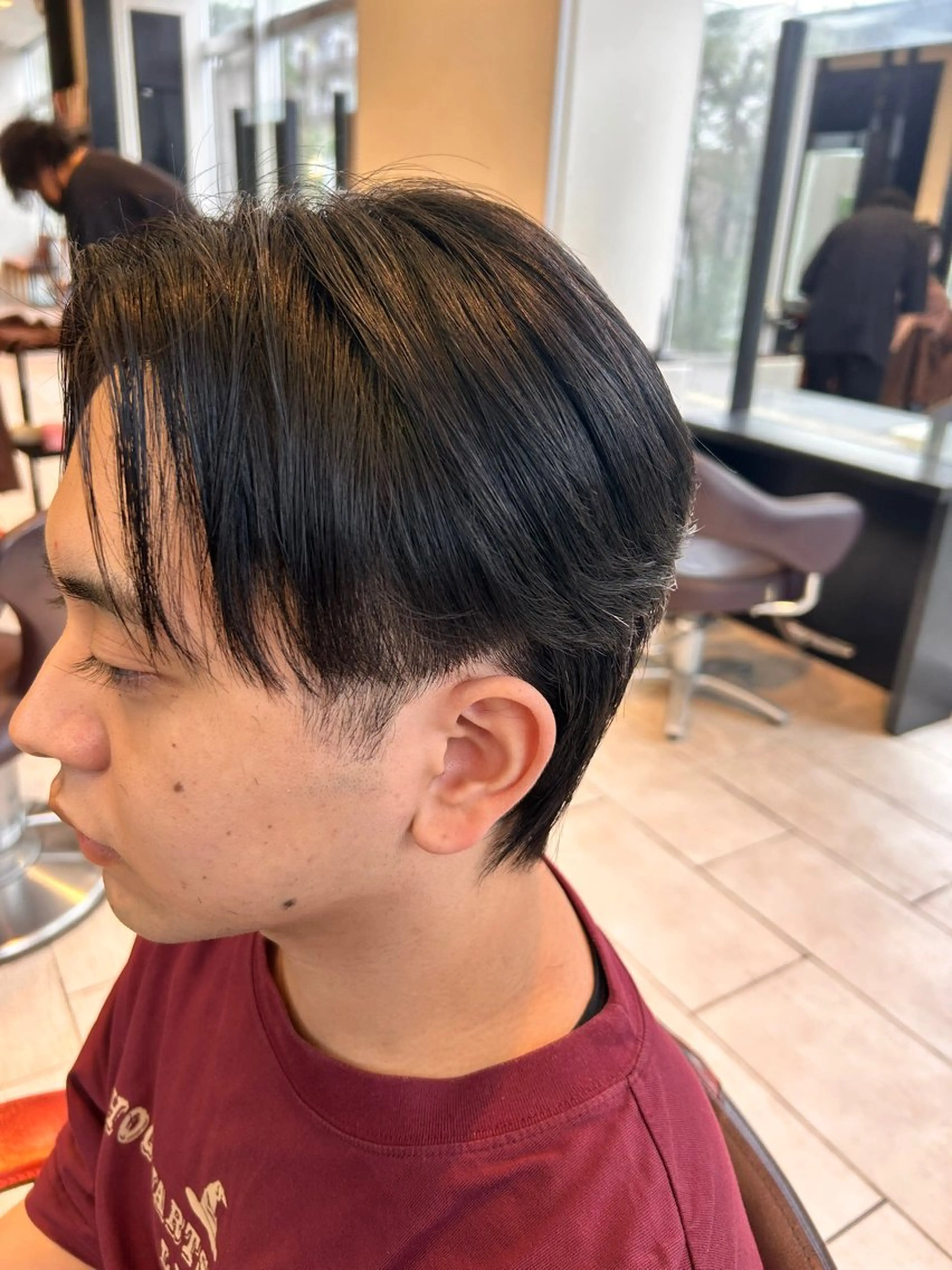 ショート メンズ カット 縮毛矯正 EARTH大宮宮原店所属・ri kuのヘアスタイル