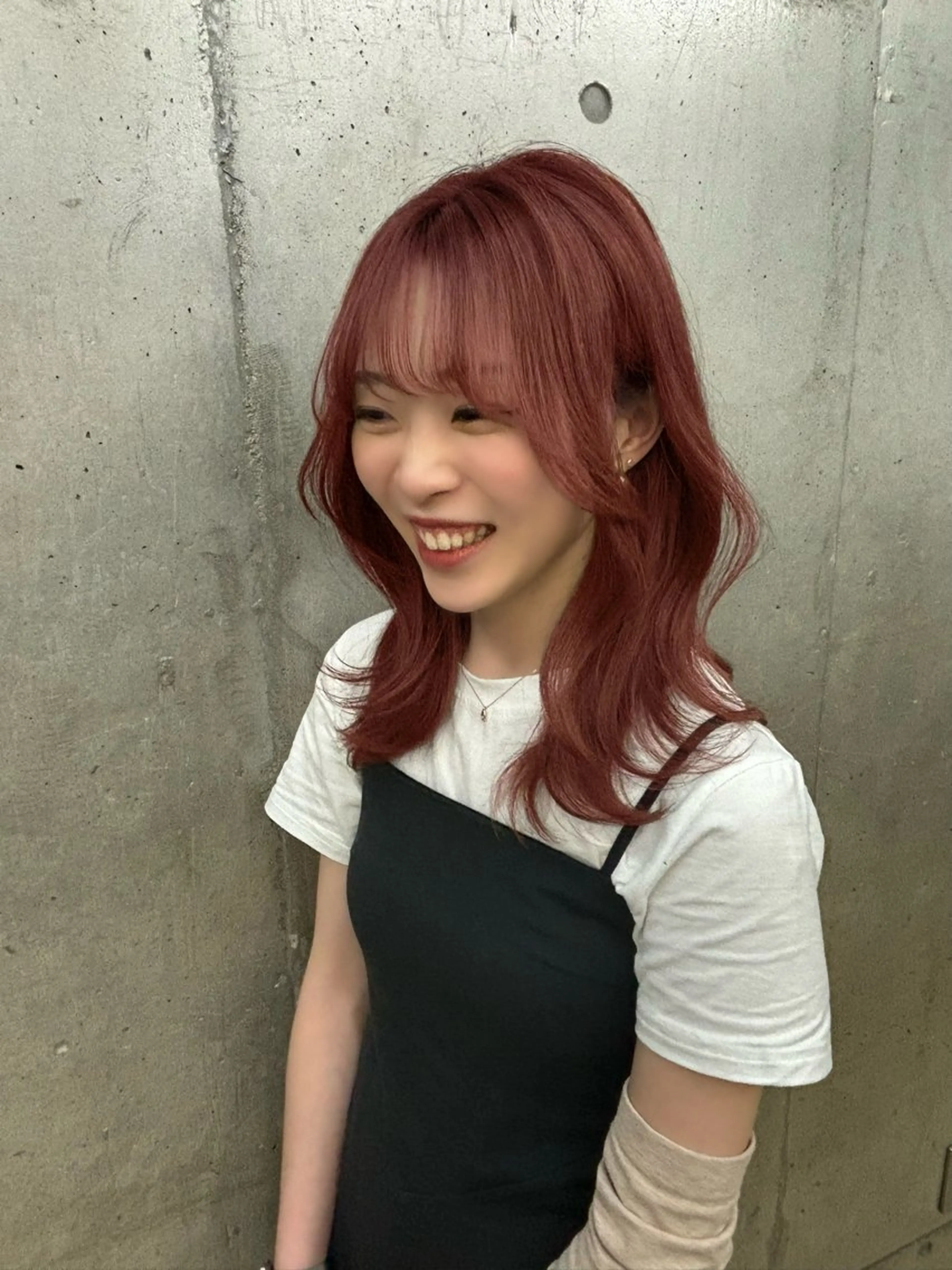 ミディアム ヘアカラー WiLL 西宮　梶岡 日菜/艶感カラーのヘアスタイル