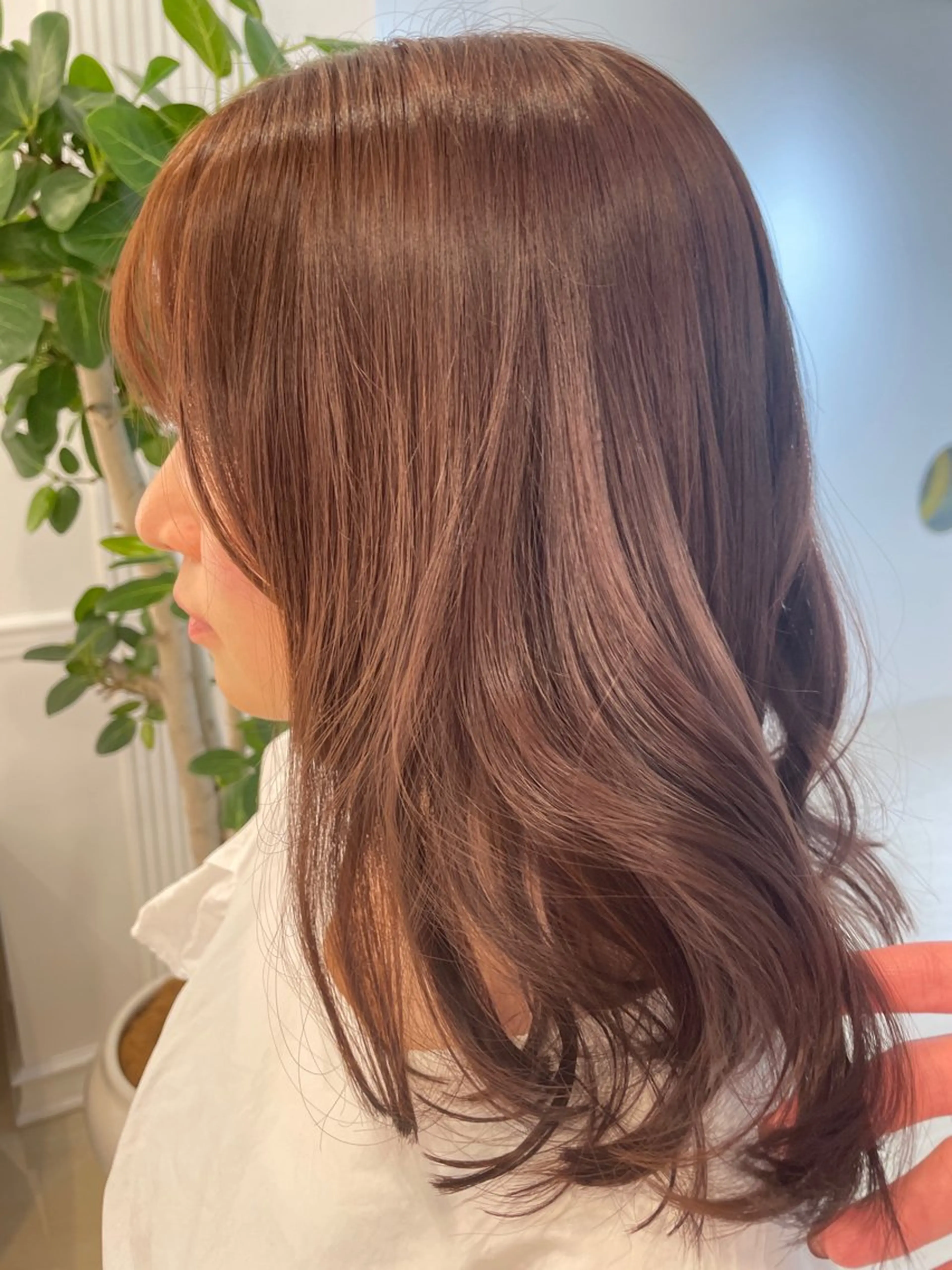 ミディアム パープルカラー nico. Julieのヘアスタイル