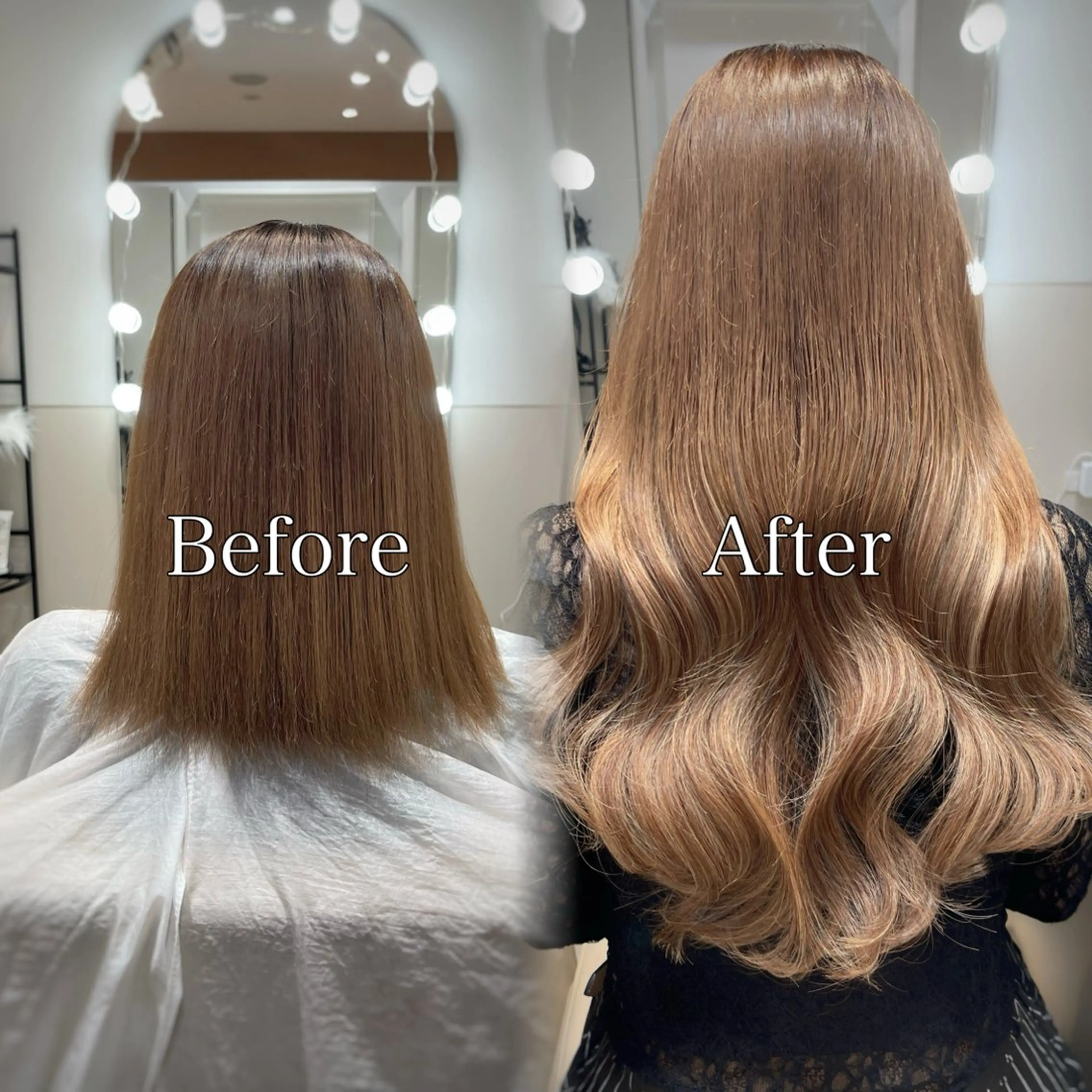 ロング カラー 透明感カラー ハイライトカラー ボブ エクステ ハイライト エクステ MEI💫銀座 エクステ/艶カラーのヘアスタイル