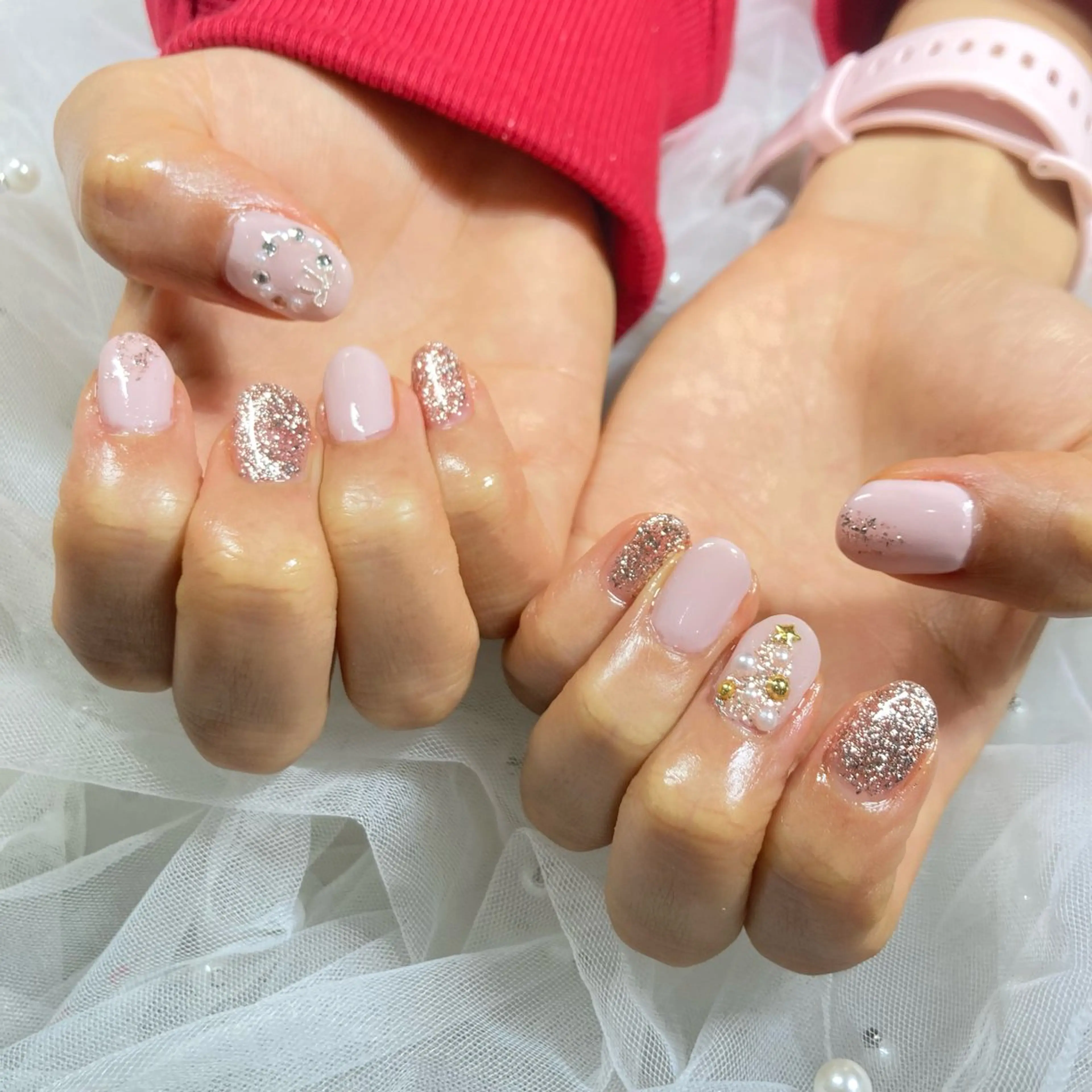 ネイル 冬ネイル クリスマス ハンドネイル 🦋Hina🦋 ８月予約受付中✨のネイルデザイン