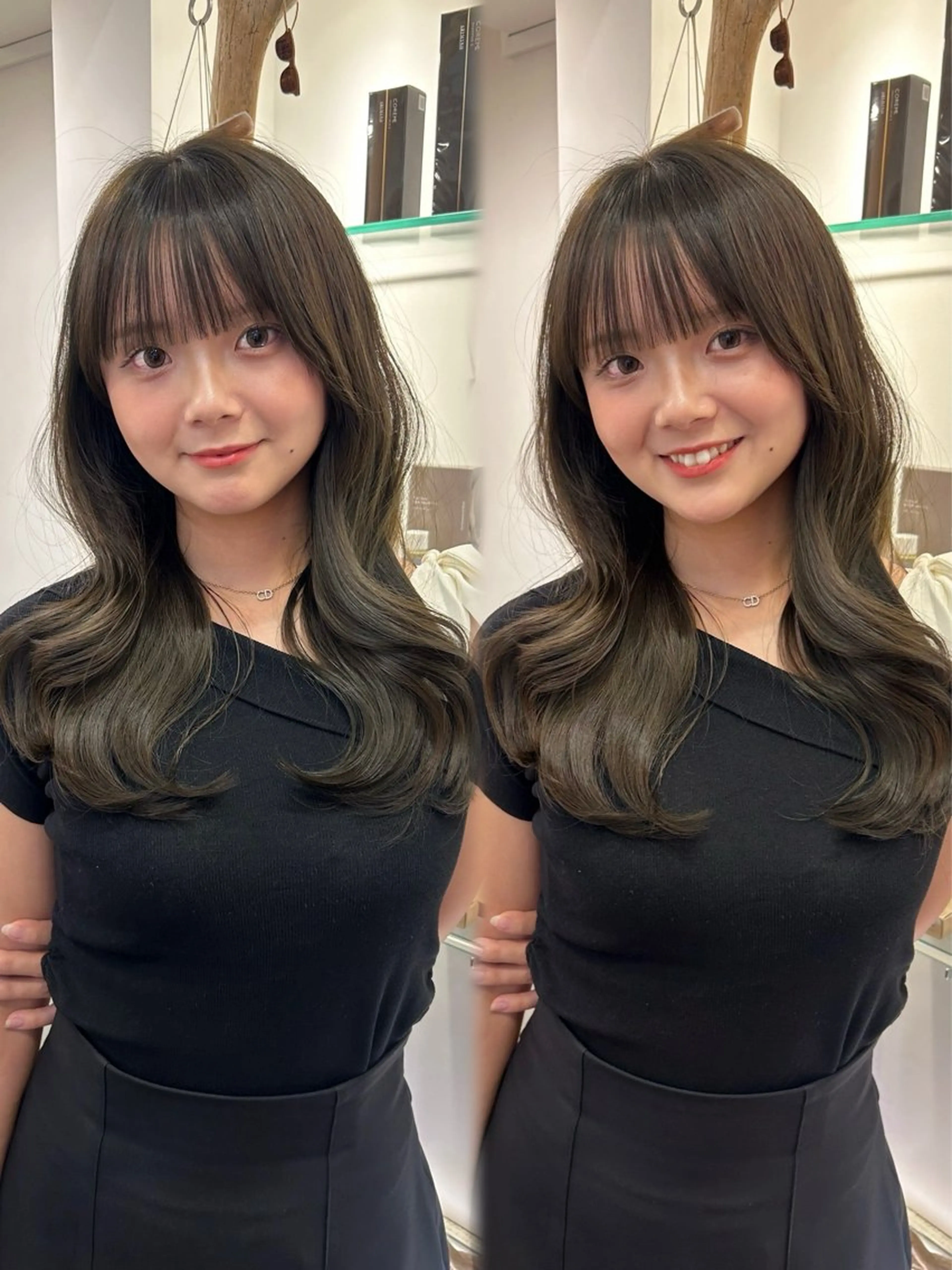 セミロング レイヤーカット カット 大谷美佳/レイヤー カット/ツヤ髪のヘアスタイル