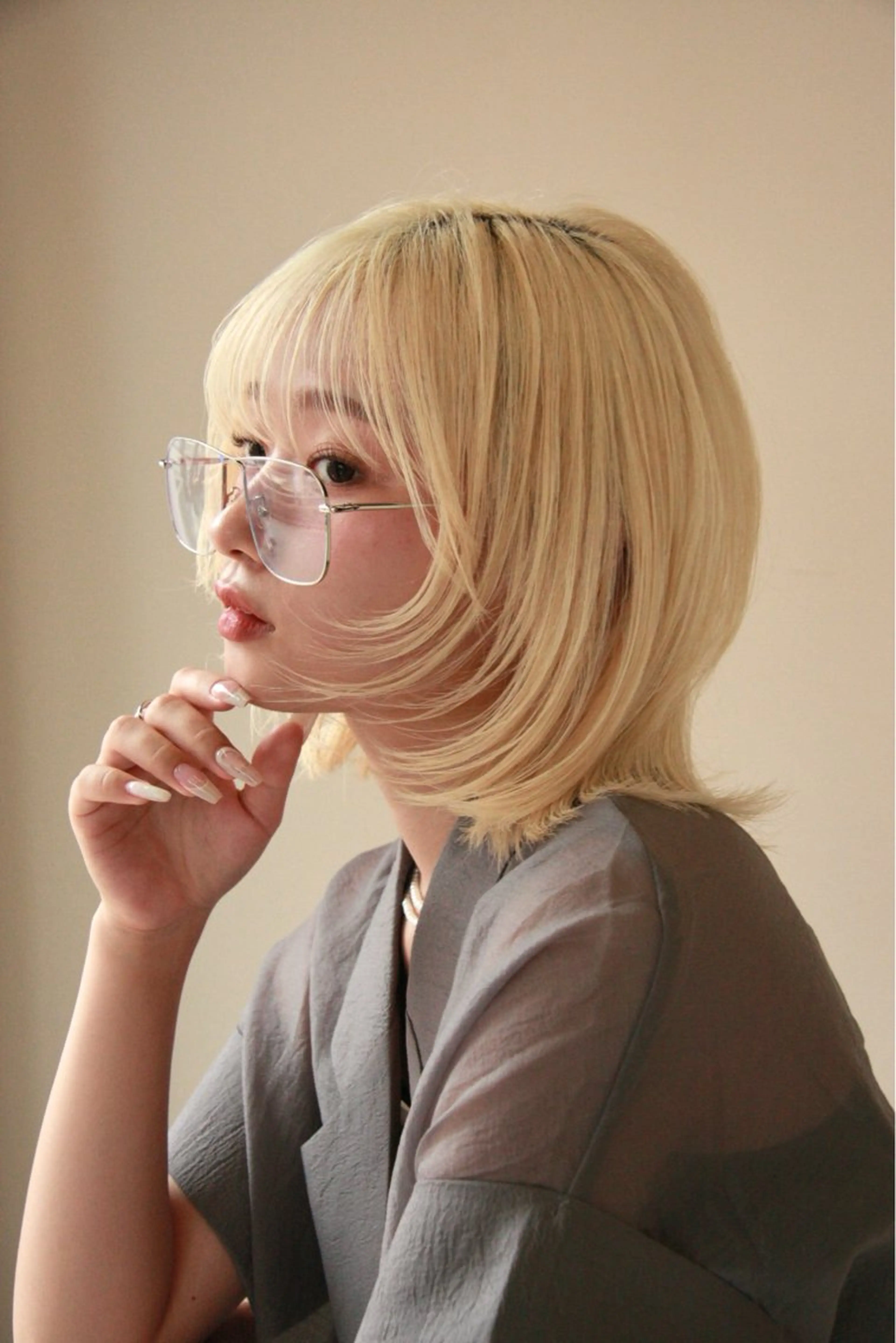 ミディアム ボブレイヤー ボブ レイヤーカット 自由ヶ丘 ボブ/レイヤーのヘアスタイル