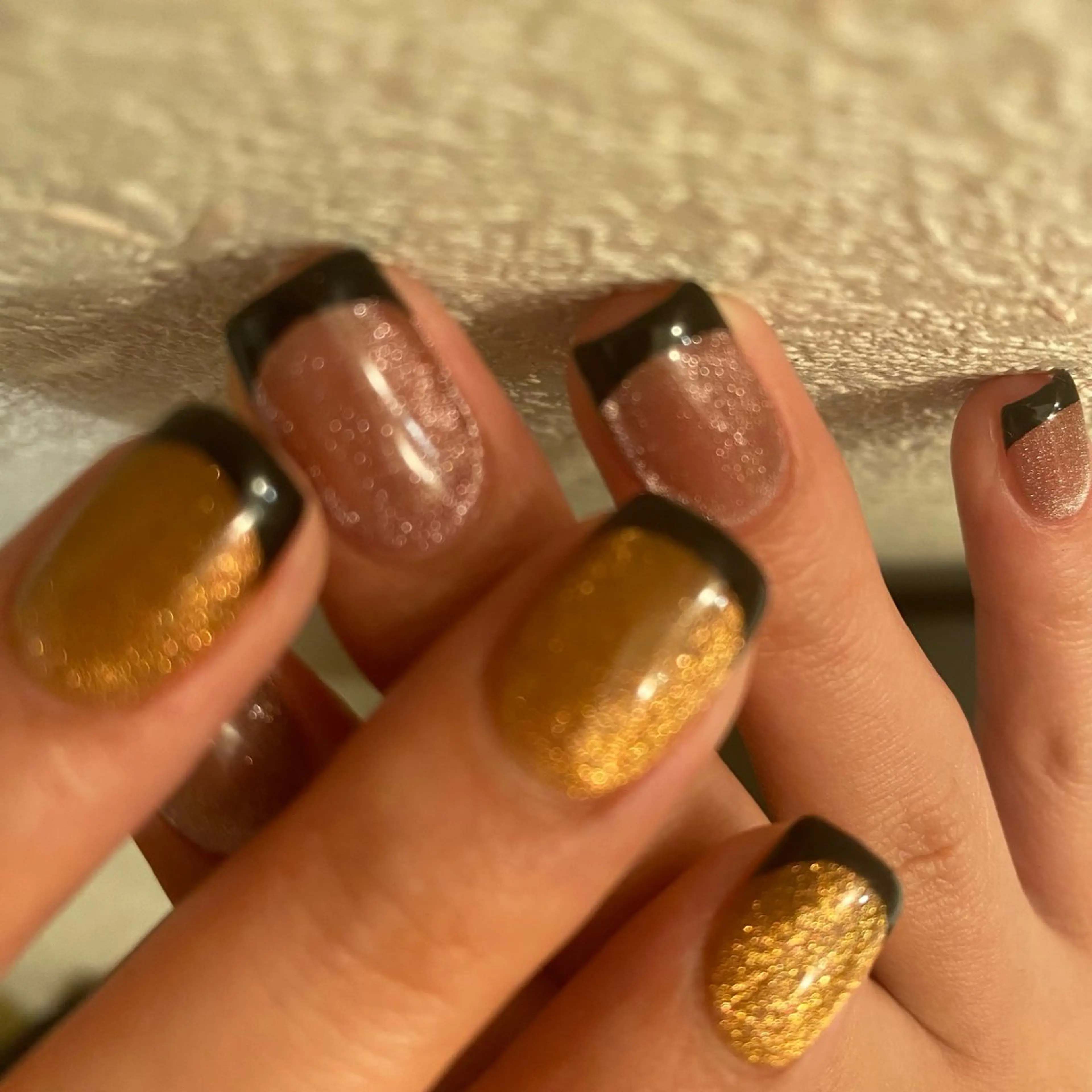 ネイル フレンチネイル マグネットネイル atelier moamのネイルデザイン