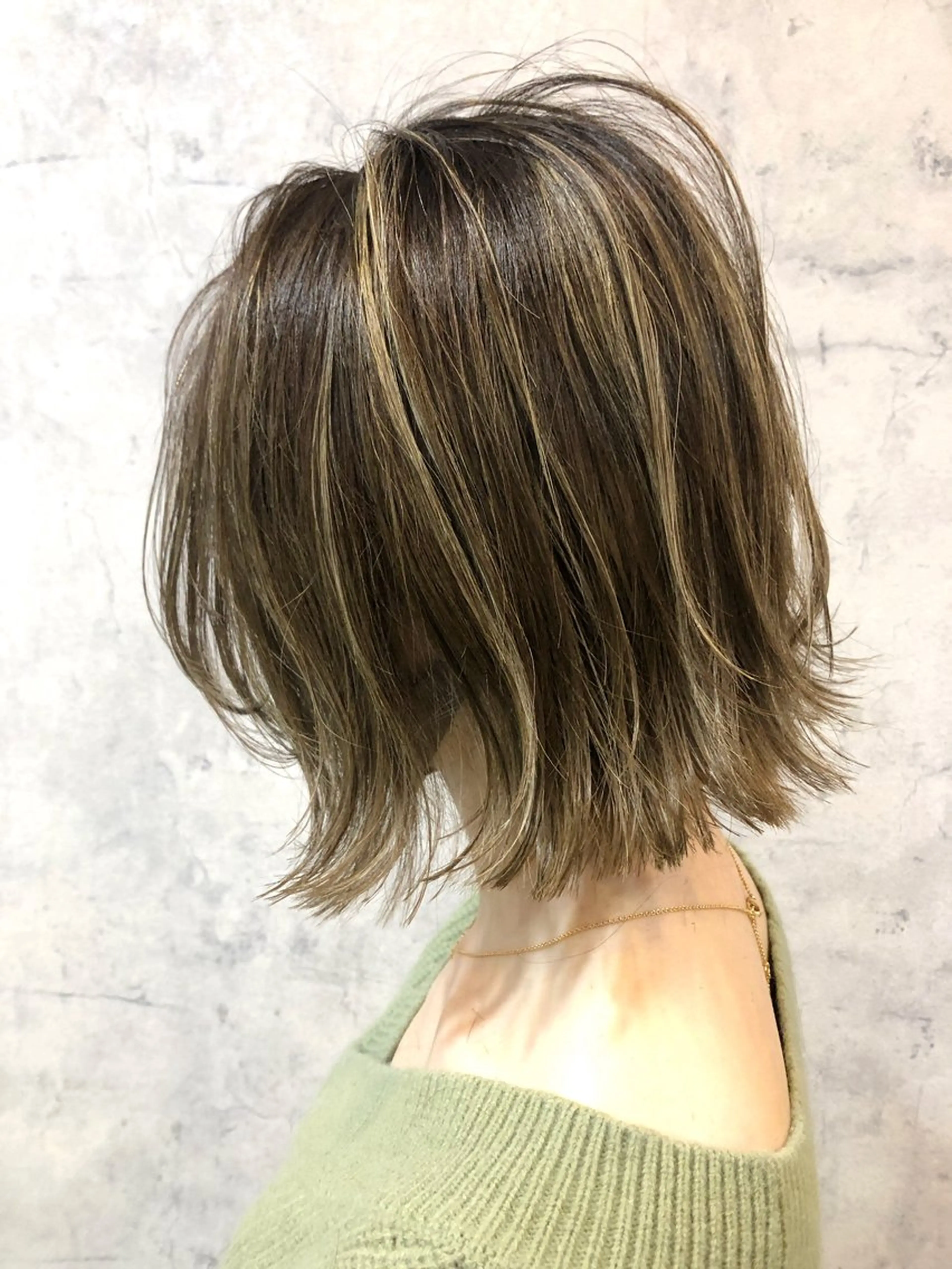 カット＋ハイライト＋トリートメントの写真
