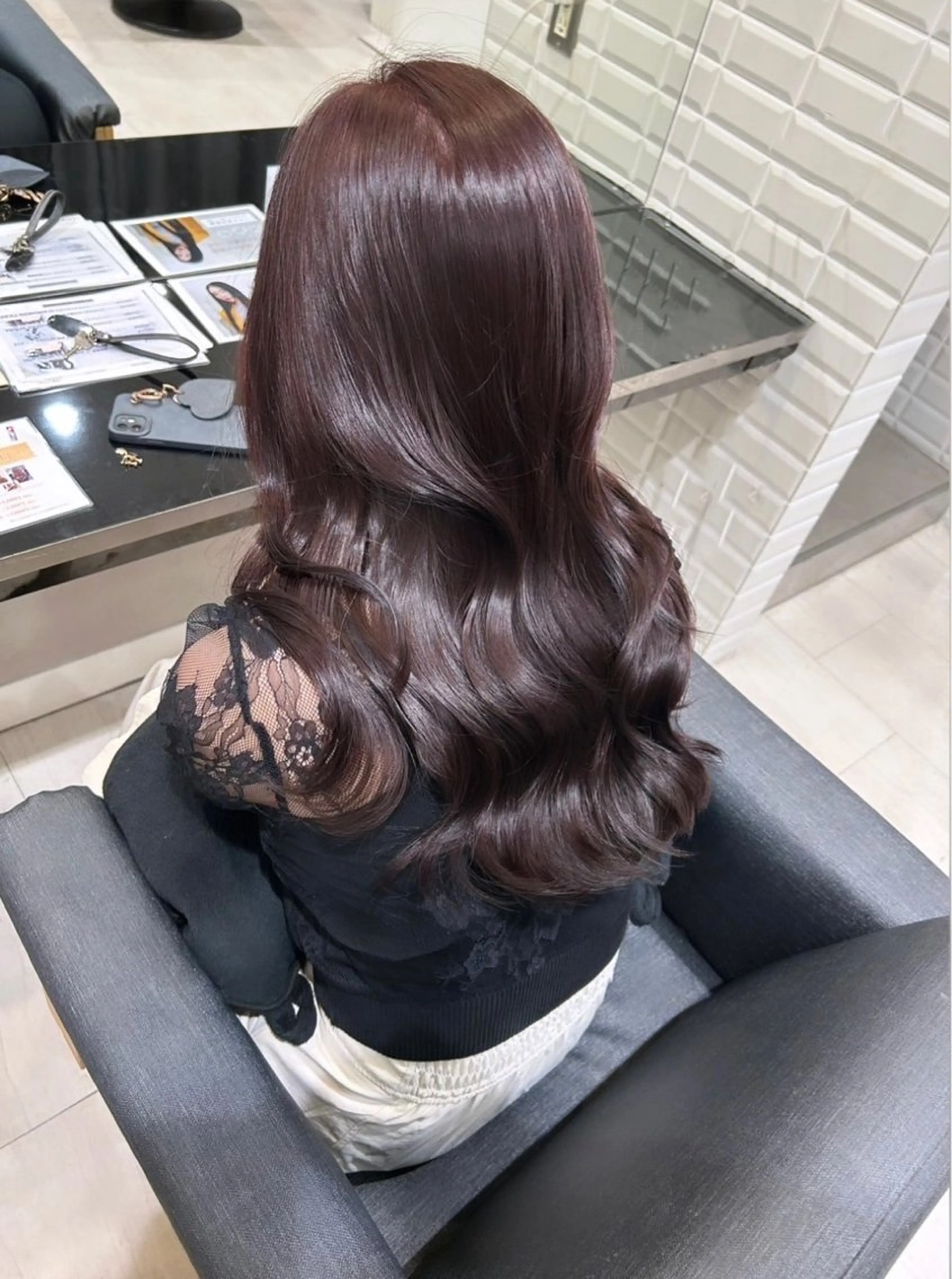 ロング レイヤーカット 髪質改善× ブリーチなしyutoのヘアスタイル