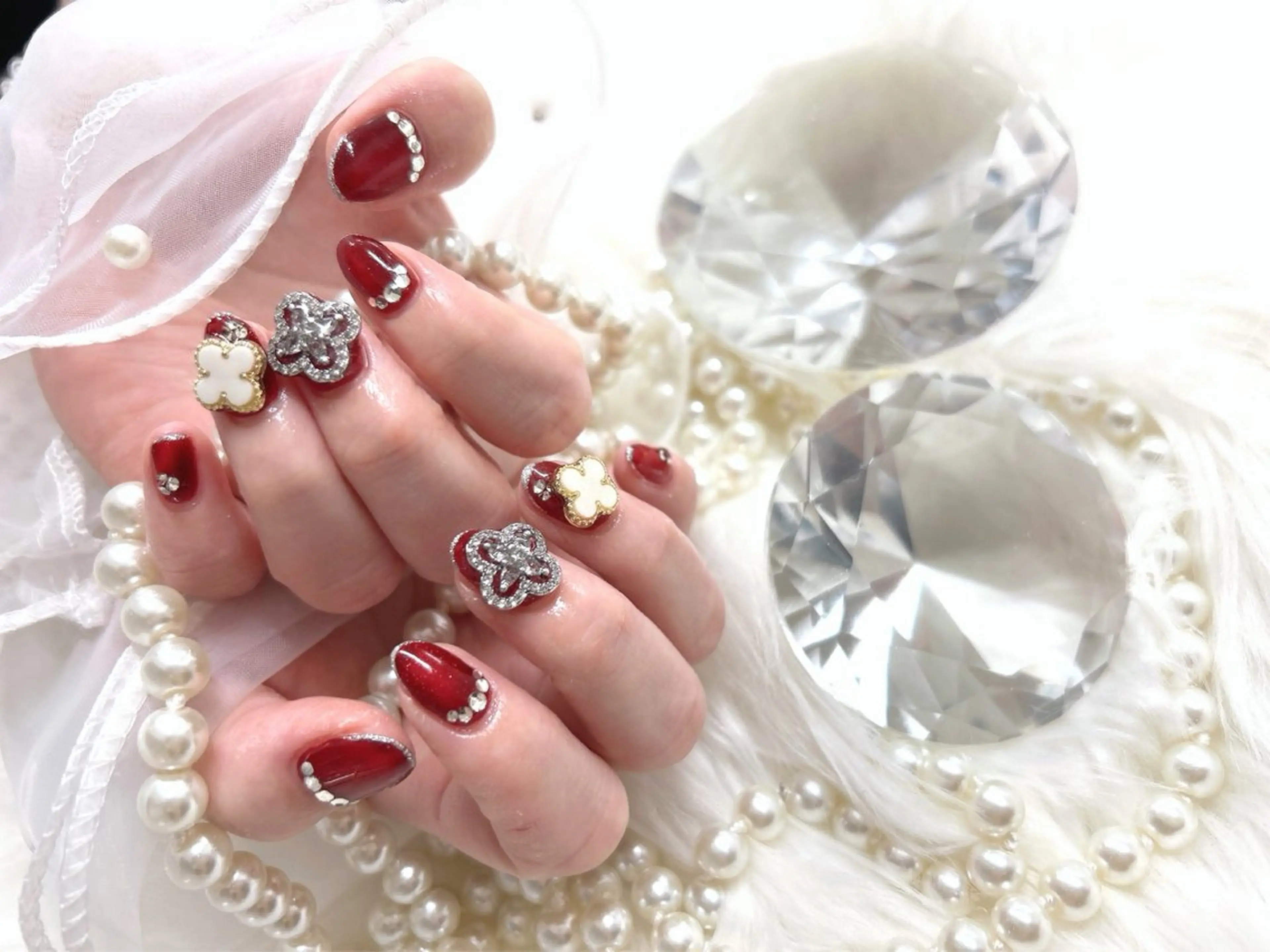 ショート ハンドネイル Nailsalon Angeのネイルデザイン